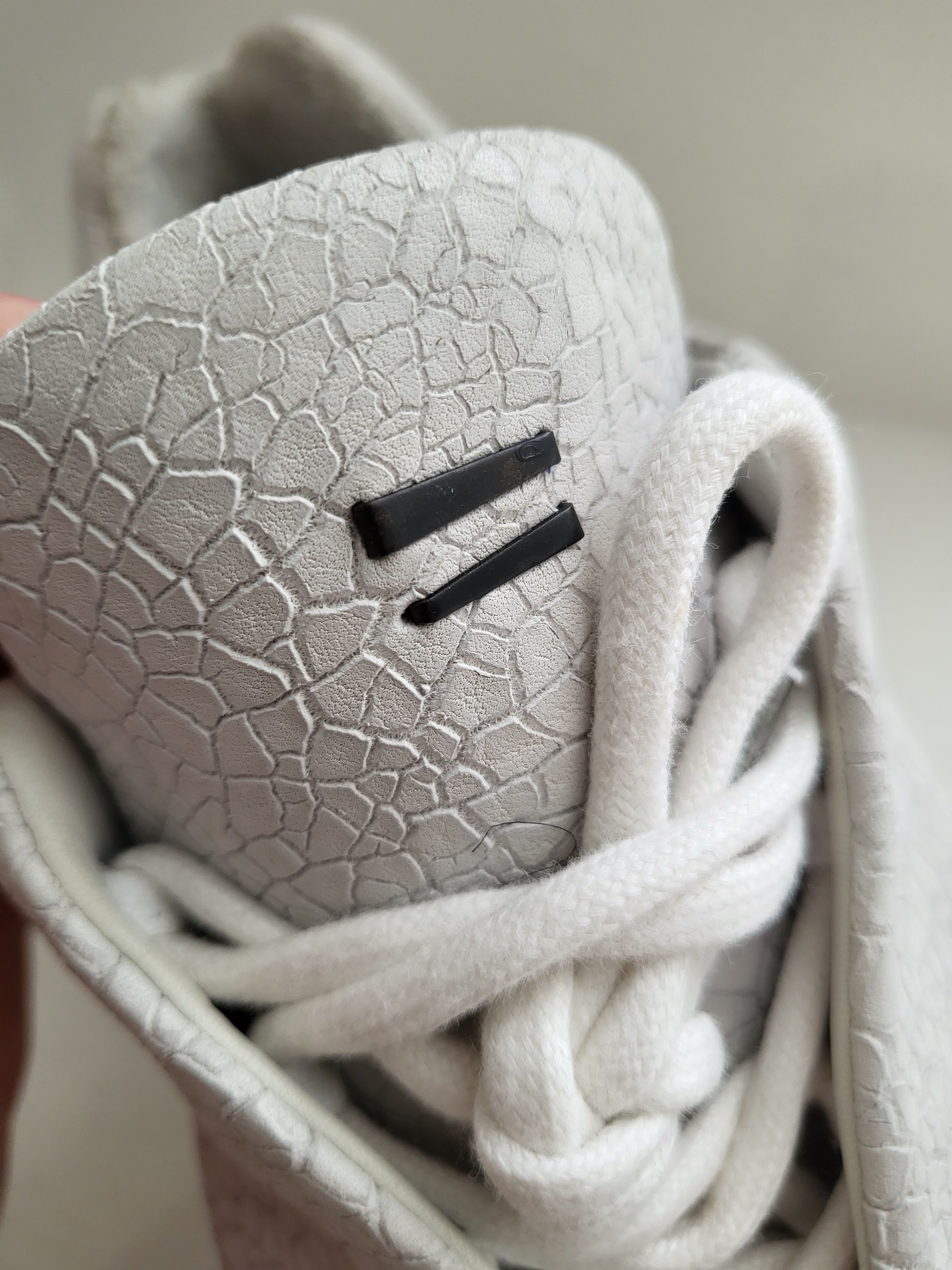The Last Conspiracy "Caleb" cracked leather sneakers Size US 10 / EU 43 - 4 Thumbnail