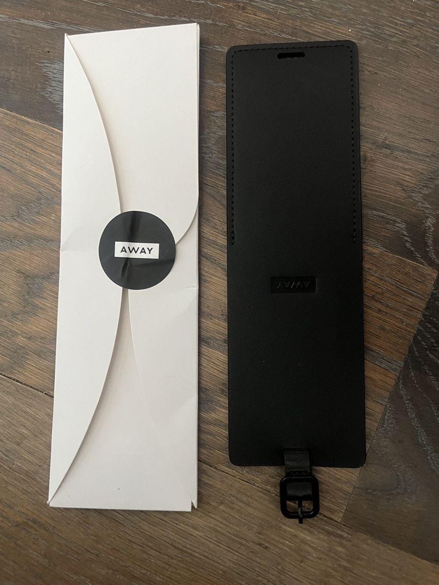 Away Travel Away Travel The Luggage Tag Black Leather Size ONE SIZE - 2 Thumbnail