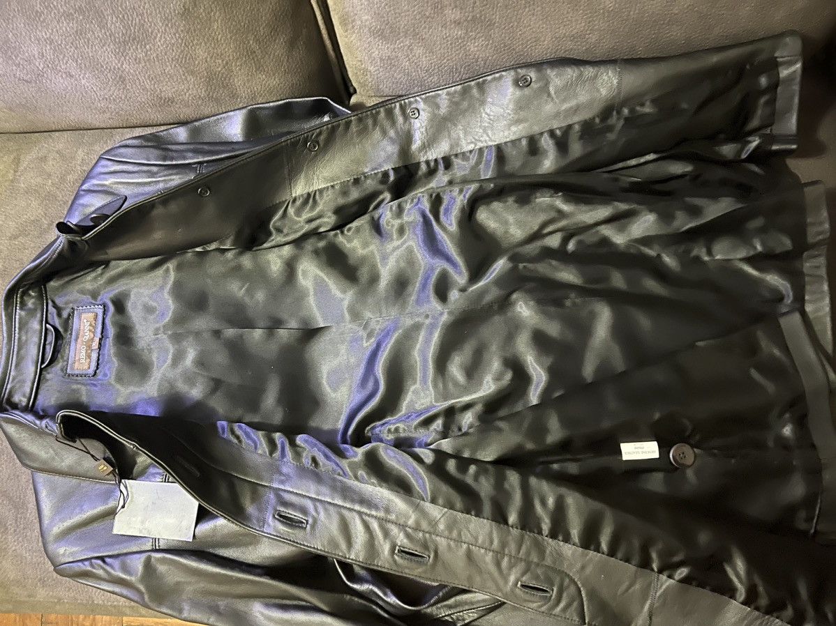 Other Remo Gianni Leather Coat Size XL / US 12-14 / IT 48-50 - 3 Thumbnail