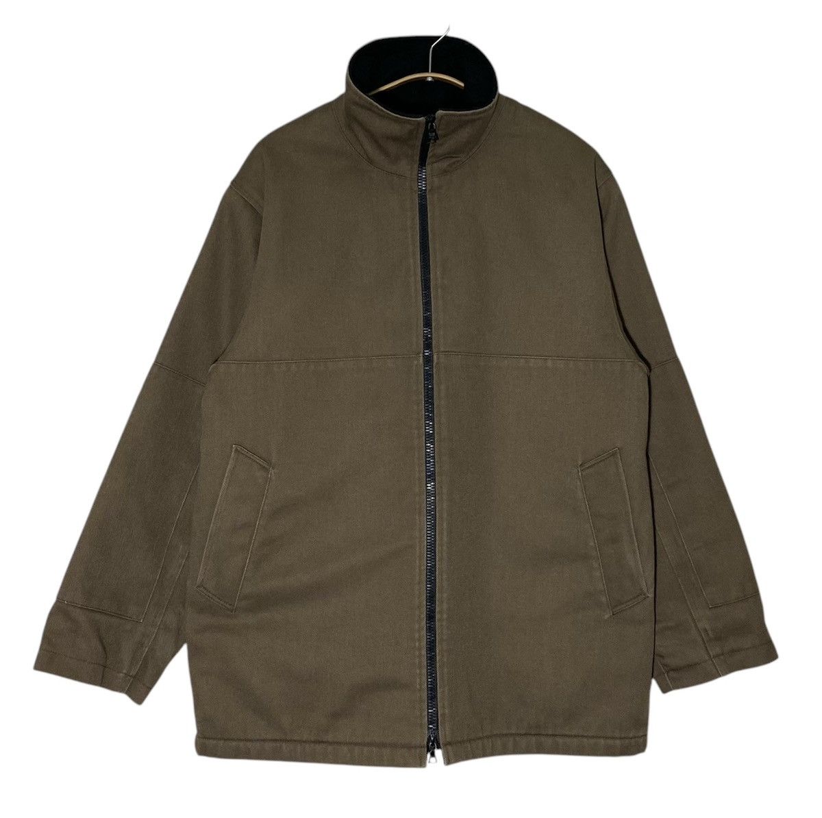 A.P.C. Vtg APC Chore Cotton x Wool Jacket Zipper Up France Size US M / EU 48-50 / 2 - 1 Thumbnail
