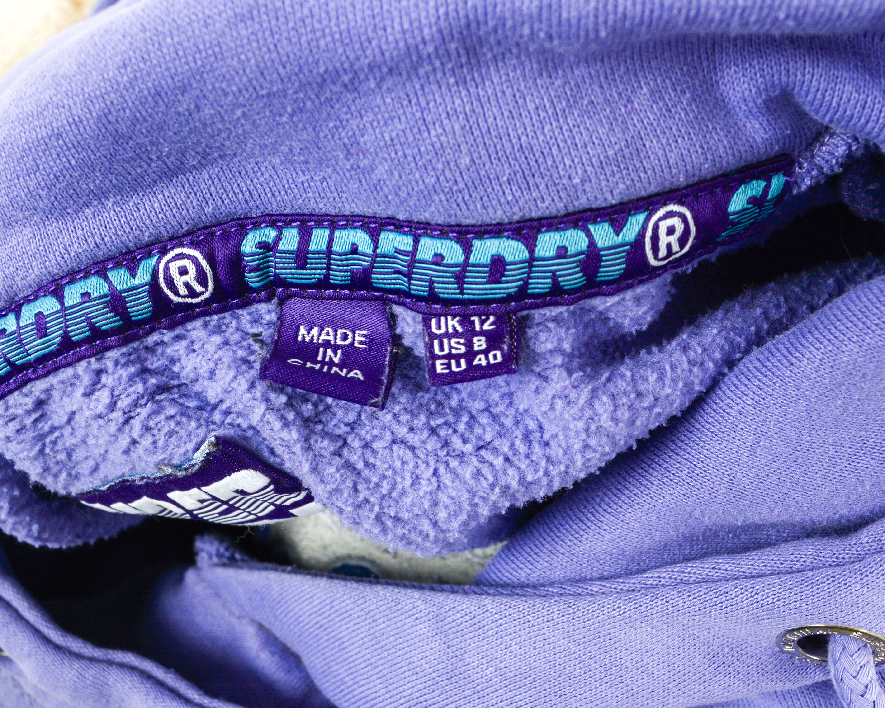 Superdry Womens M Hoodie Jumper US 8 Pullover Sweatshirt UK 12 Size M / US 6-8 / IT 42-44 - 4 Thumbnail