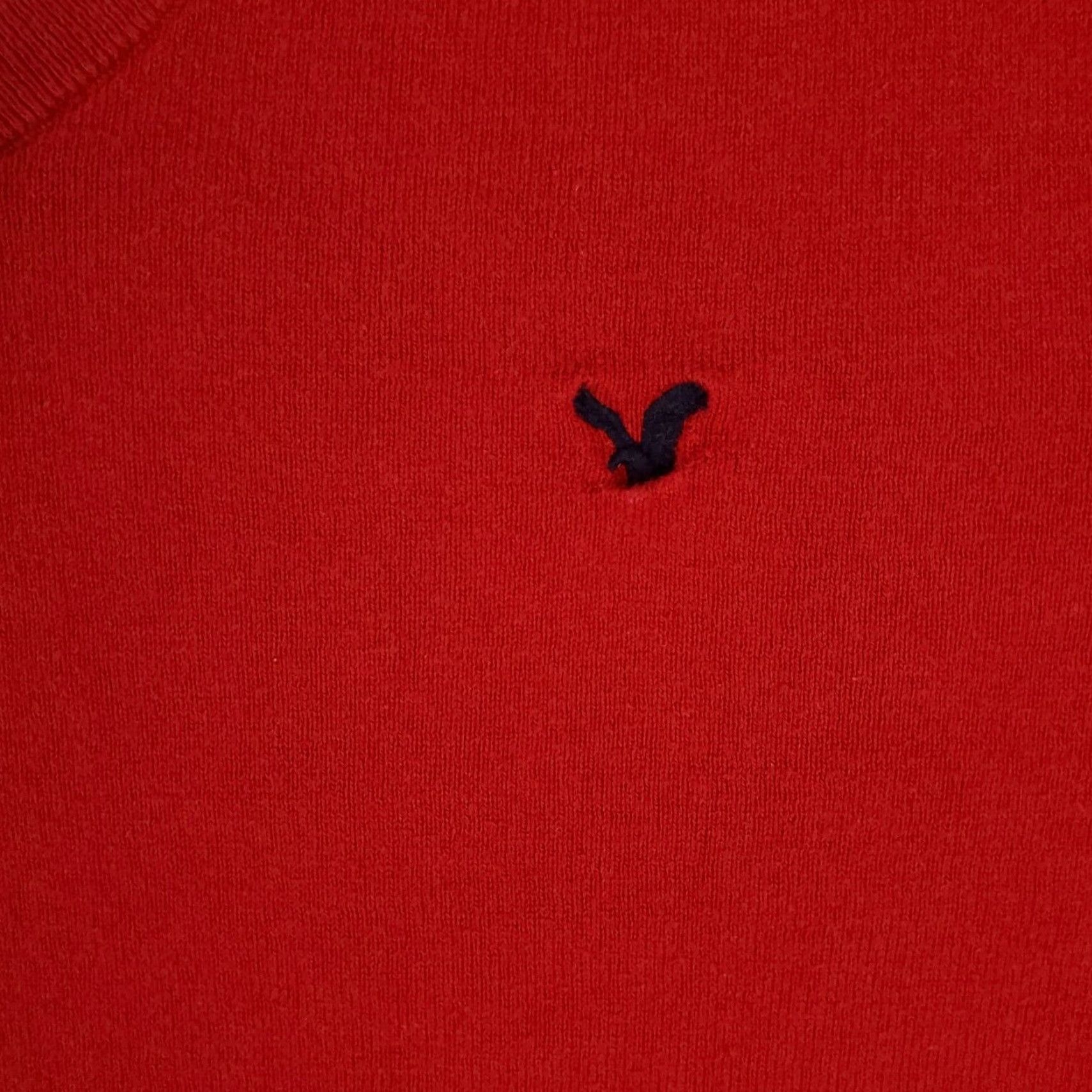 American Eagle Outfitters American Eagle Mens Large Red V Neck Casual Pullover Sweater Size US L / EU 52-54 / 3 - 2 Thumbnail