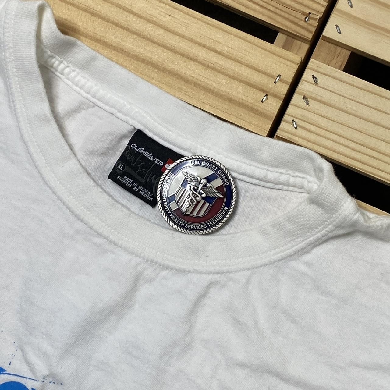 Quiksilver Vintage Quiksilver White Surf Tee Size XL Size US XL / EU 56 / 4 - 3 Thumbnail