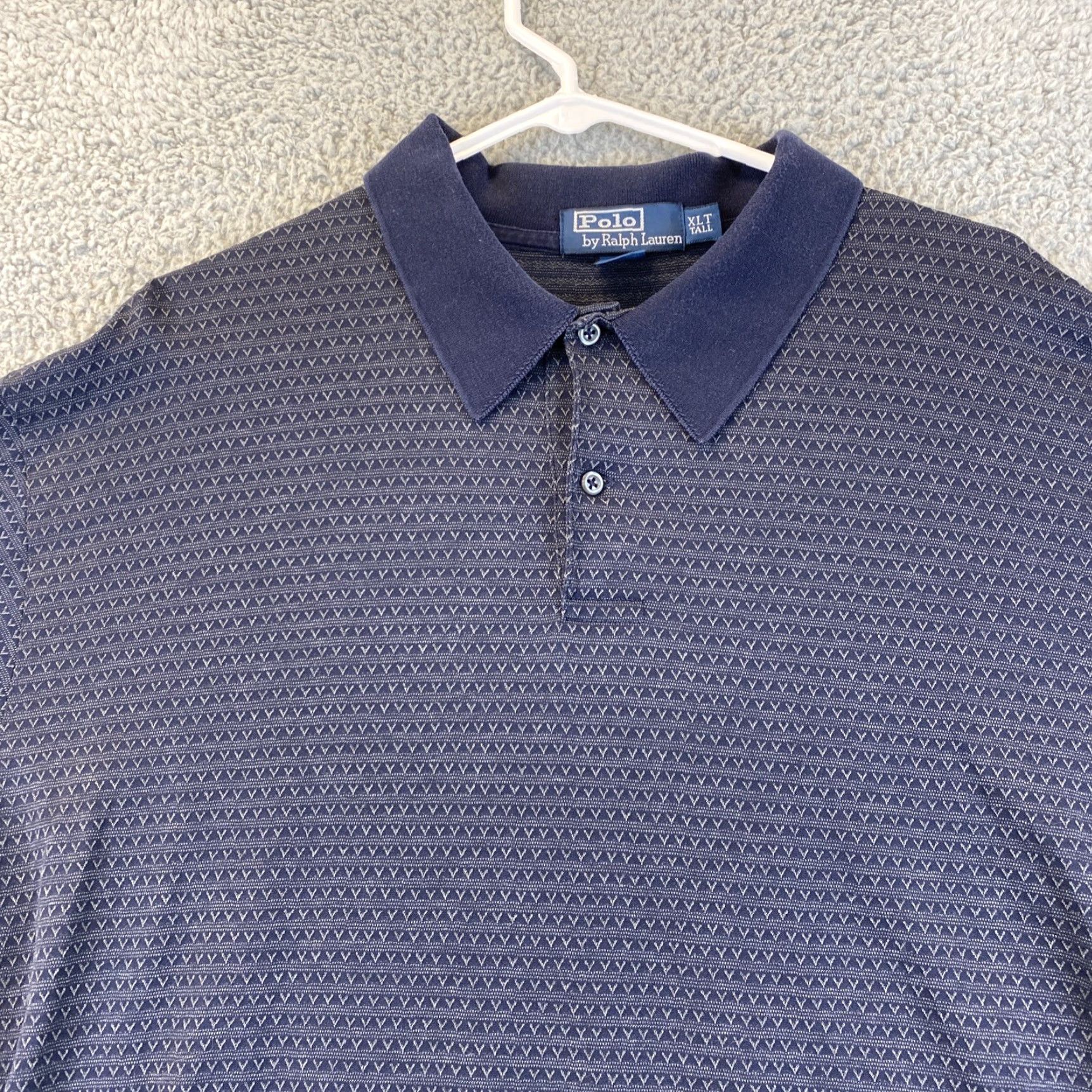 Polo Ralph Lauren Polo Ralph Lauren Big & Tall Long Sleeve Button-Up Shirt Navy Golf XL Mens Size US XL / EU 56 / 4 - 2 Thumbnail