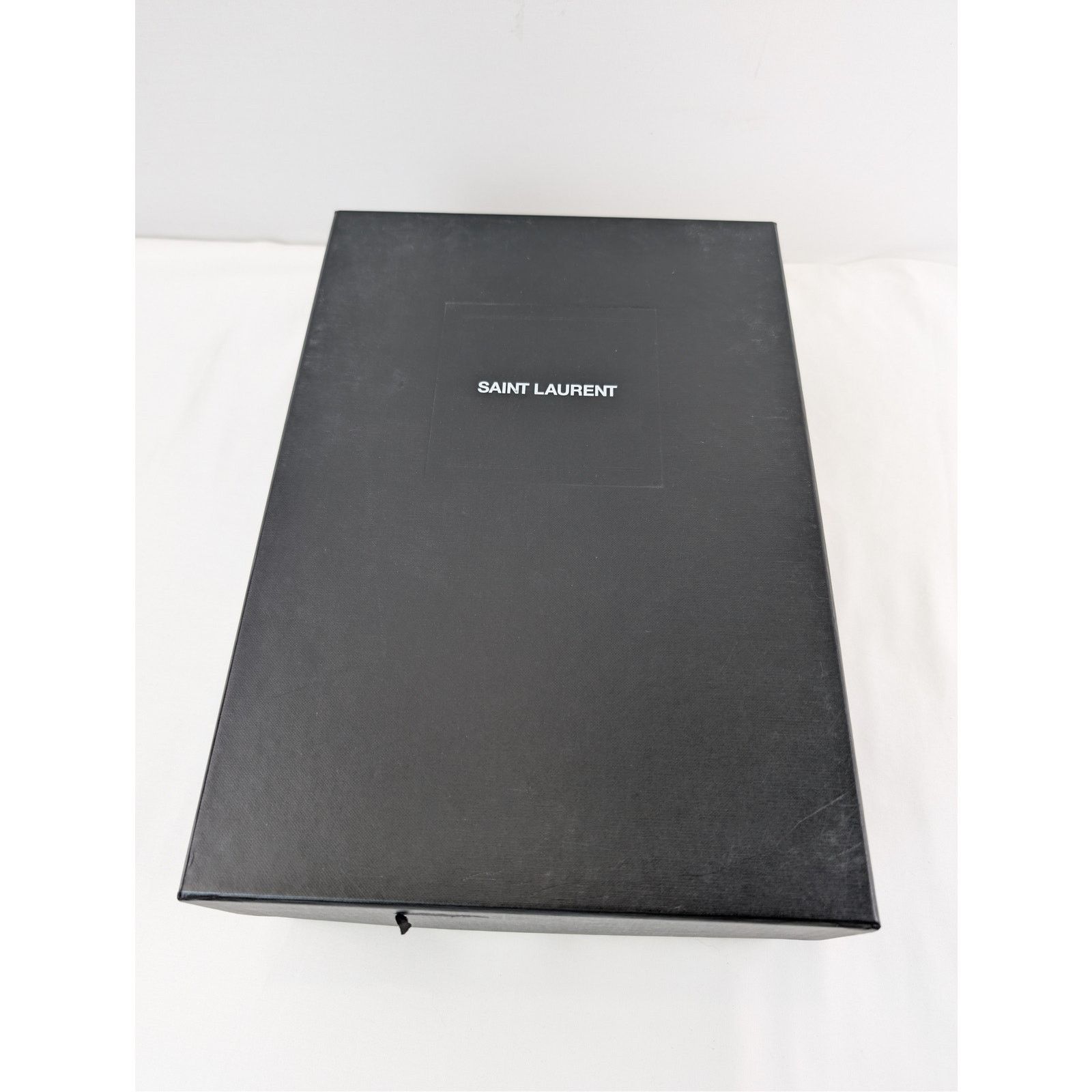 Saint Laurent Paris o1rshd1 Shiny Patent Leather Teddy Derby Shoes Boots Black Size US 12 / EU 45 - 21 Thumbnail