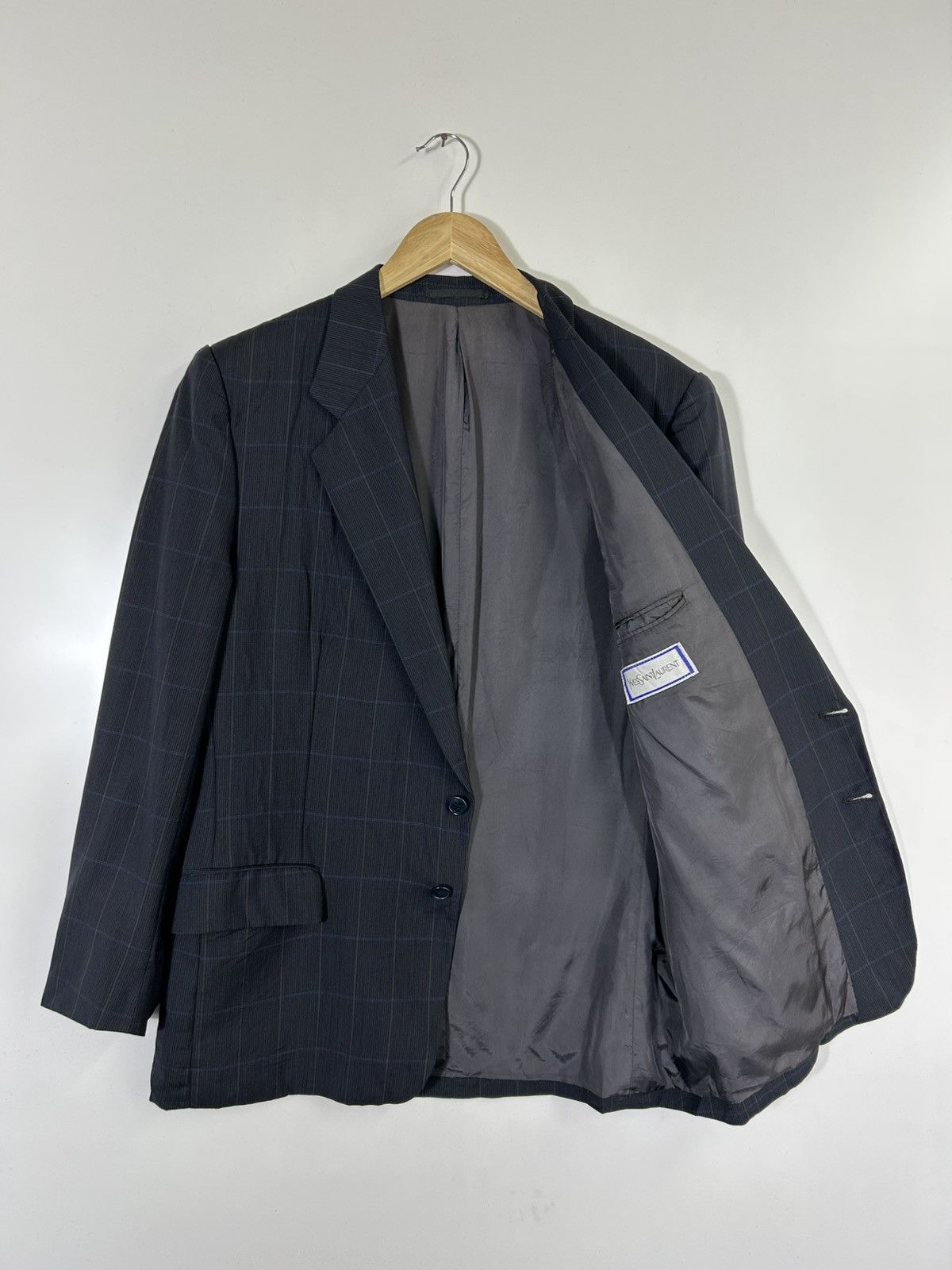 Yves Saint Laurent ⚡️Vintage Yvessaintlaurent Wool Button Coat Size US M / EU 48-50 / 2 - 8 Thumbnail
