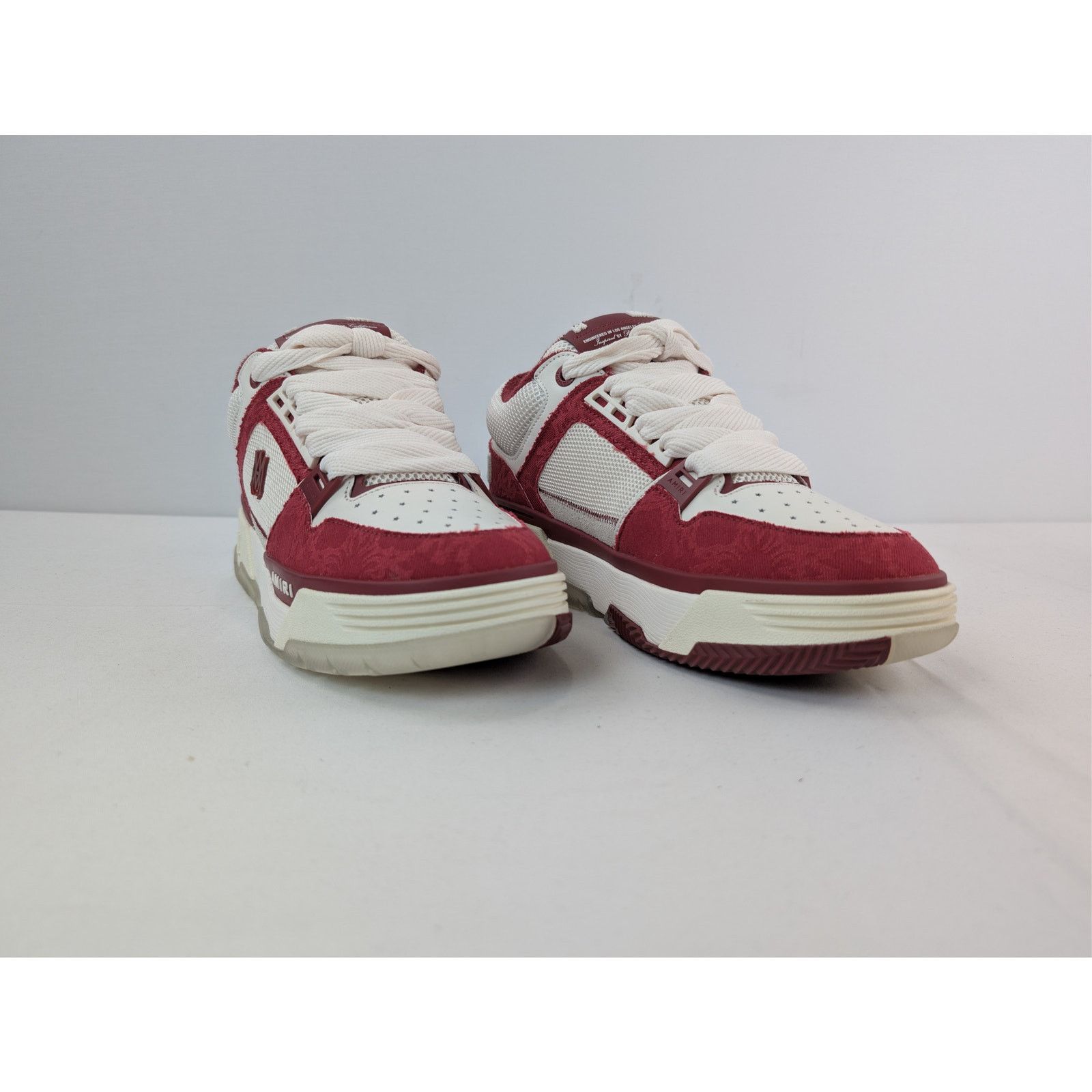 Amiri o1rshd1 MA-1 sneaker in white and red Size US 12 / EU 45 - 5 Thumbnail