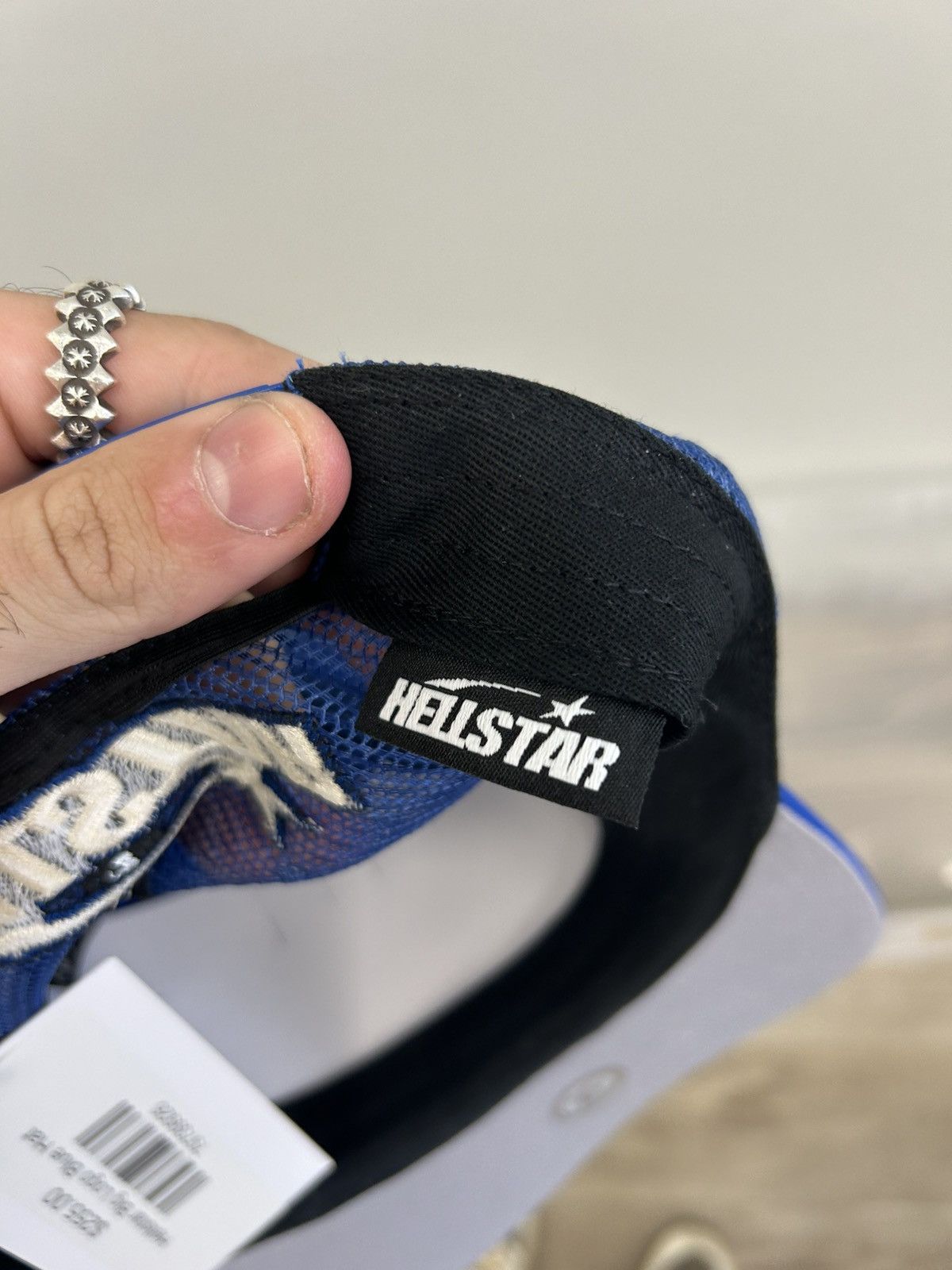 HELLSTAR Hellstar Big Logo Trucker Hat One Size Fits All Size ONE SIZE - 7 Thumbnail