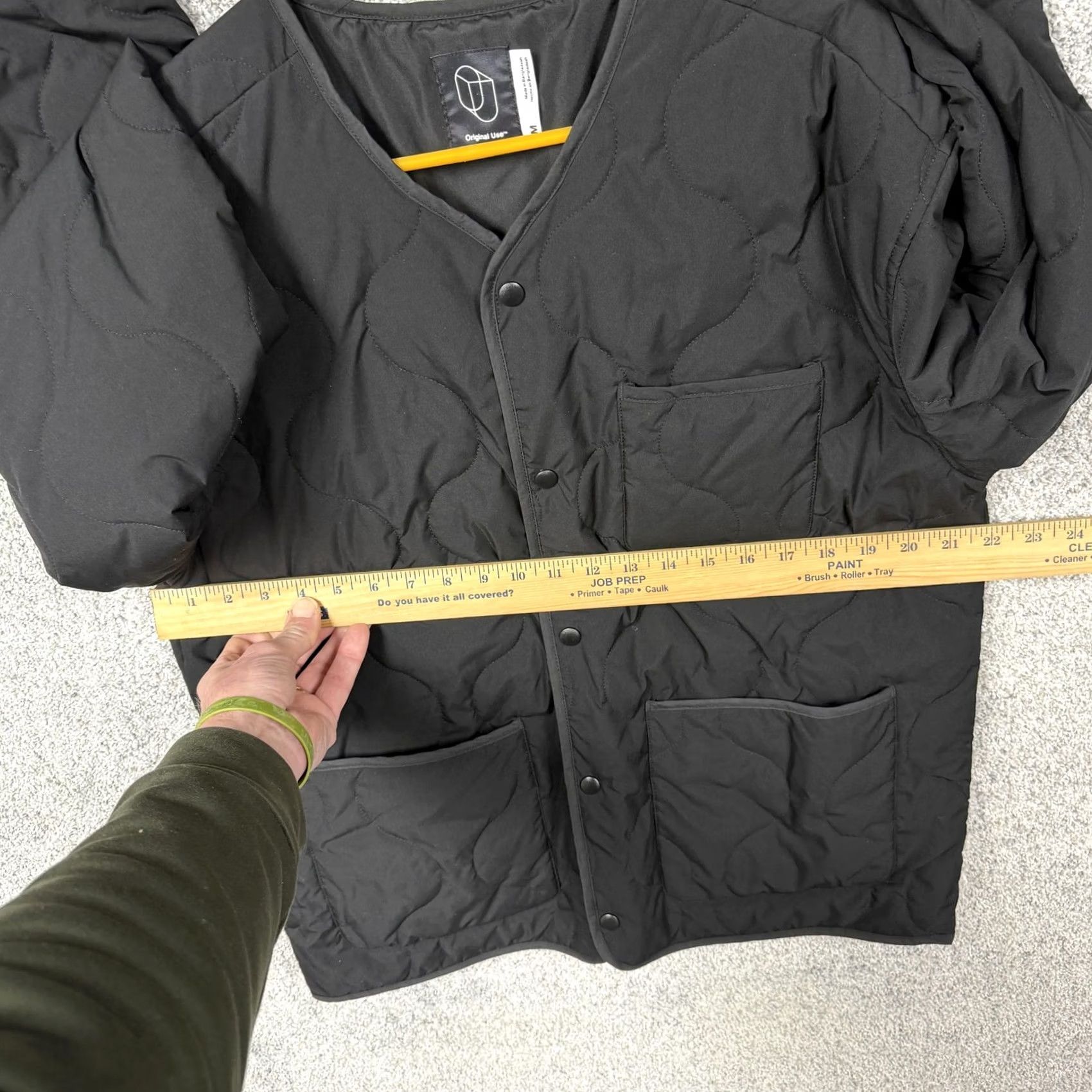 Vintage Original Use Quilted Liner Jacket M Black Men's Jacket Spring/Fall Winter Quilted Pockets Snap Front Casual Streetwear Size US M / EU 48-50 / 2 - 4 Thumbnail