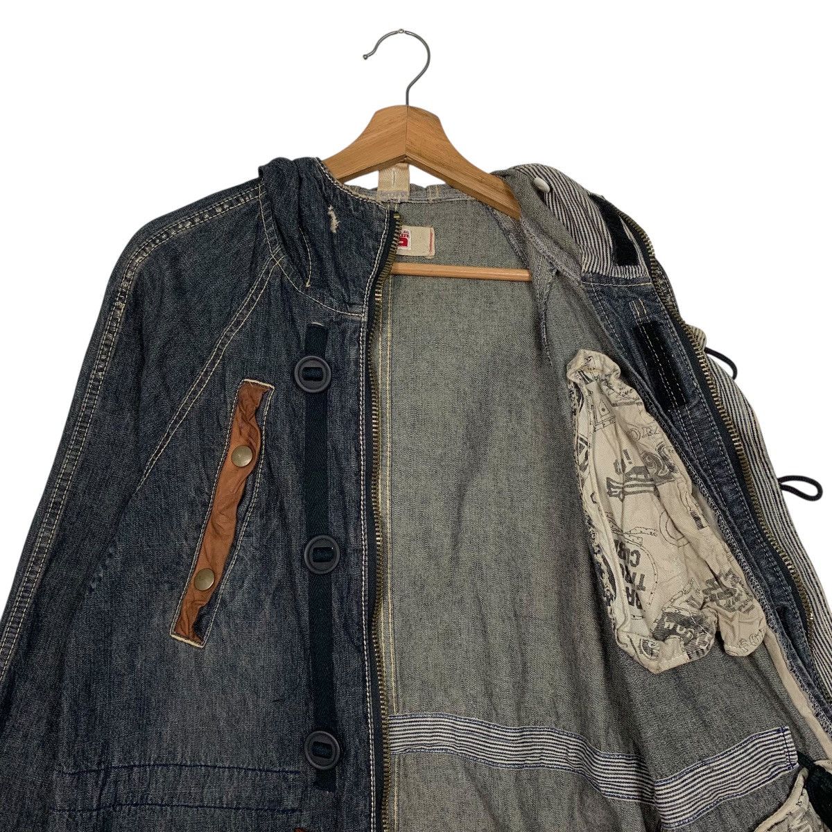 Japanese Brand Japanese Brand Cube Sugar Hooded Denim Parka Size US M / EU 48-50 / 2 - 11 Thumbnail