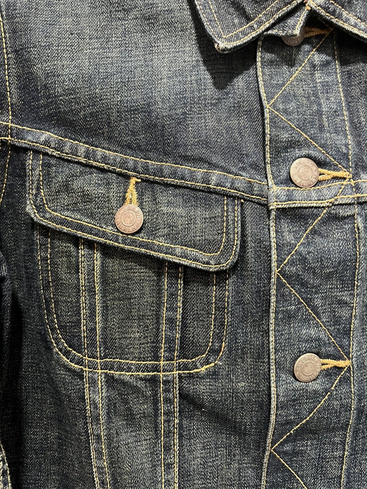 Polo Ralph Lauren × RRL Ralph Lauren × Ralph Lauren Ralph Lauren Dungarees Denim Jacket Size M / US 6-8 / IT 42-44 - 4 Thumbnail