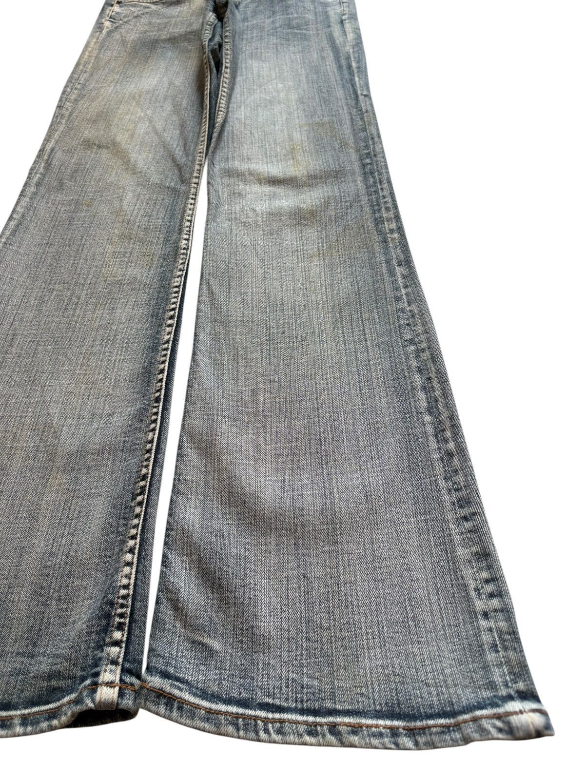 Japanese Brand Vintage Japanese Brand Mud Wash Flare Jeans Size US 34 / EU 50 - 7 Thumbnail
