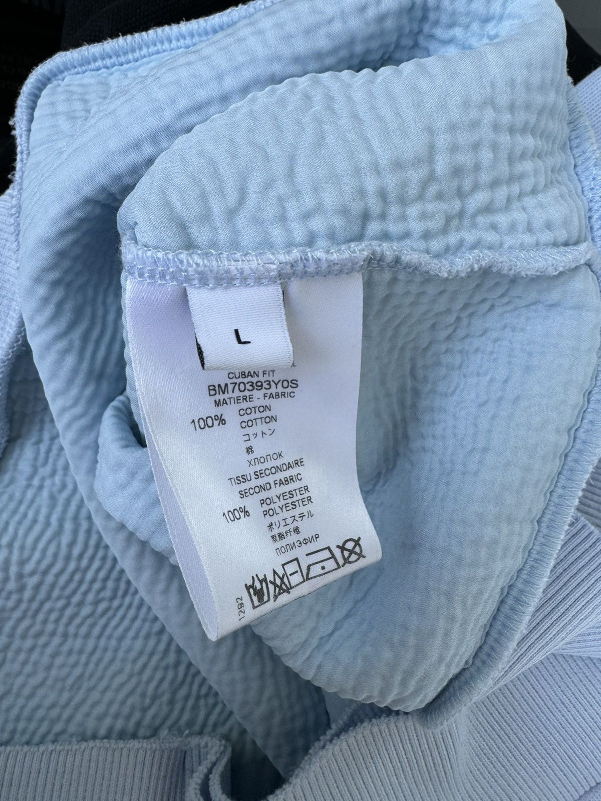 Givenchy Givenchy Baby Blue Destroyed/Distressed Logo Crewneck Size US L / EU 52-54 / 3 - 11 Thumbnail