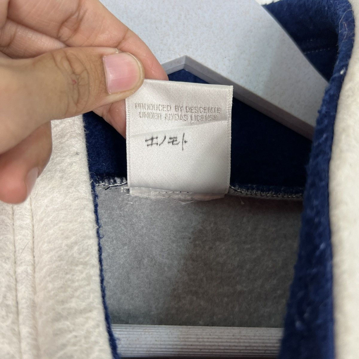 Adidas 🔥 VINTAGE ADIDAS FLEECE BIG LOGO Size US M / EU 48-50 / 2 - 11 Thumbnail