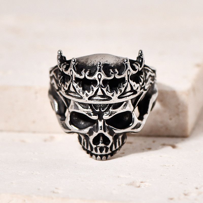 Jewelry King Skull Halloween Men's Ring Size ONE SIZE - 1 Thumbnail