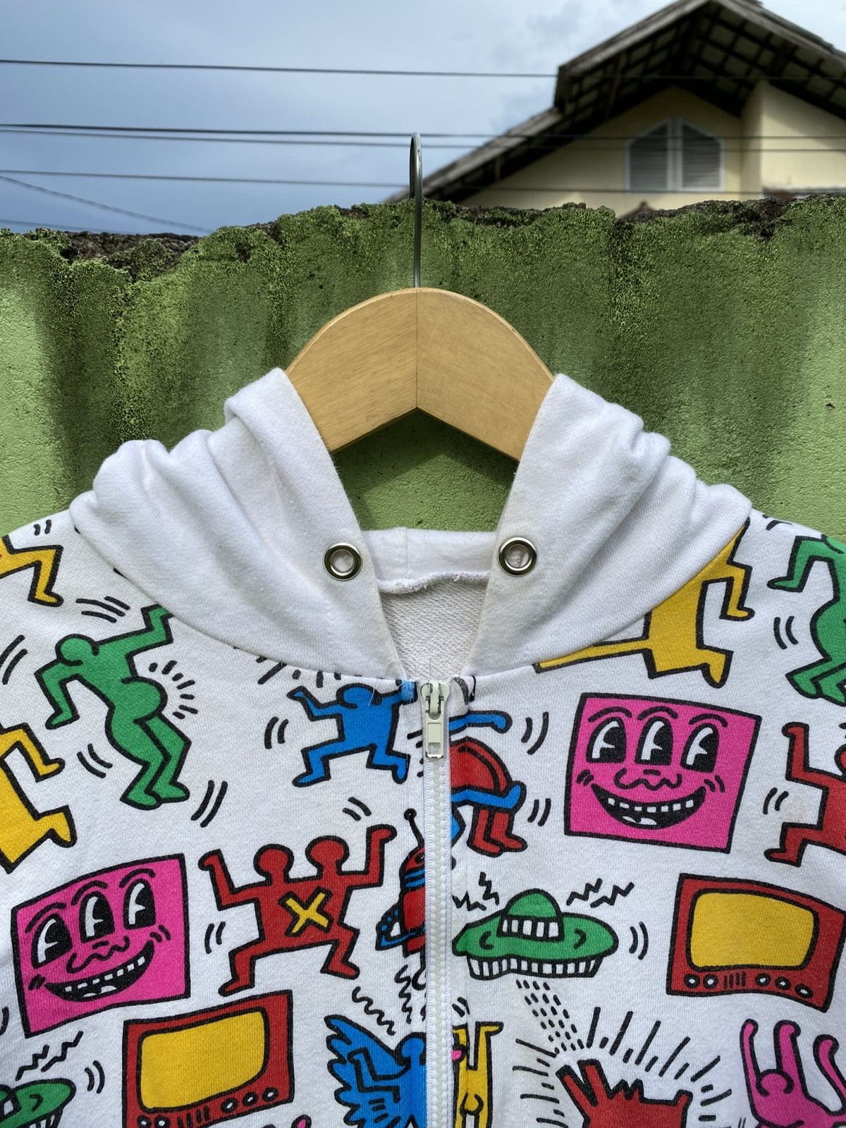 Keith Haring BIGBANG X Keith Haring Hoodie Full Print Colorful Iconic Art Size US L / EU 52-54 / 3 - 3 Thumbnail