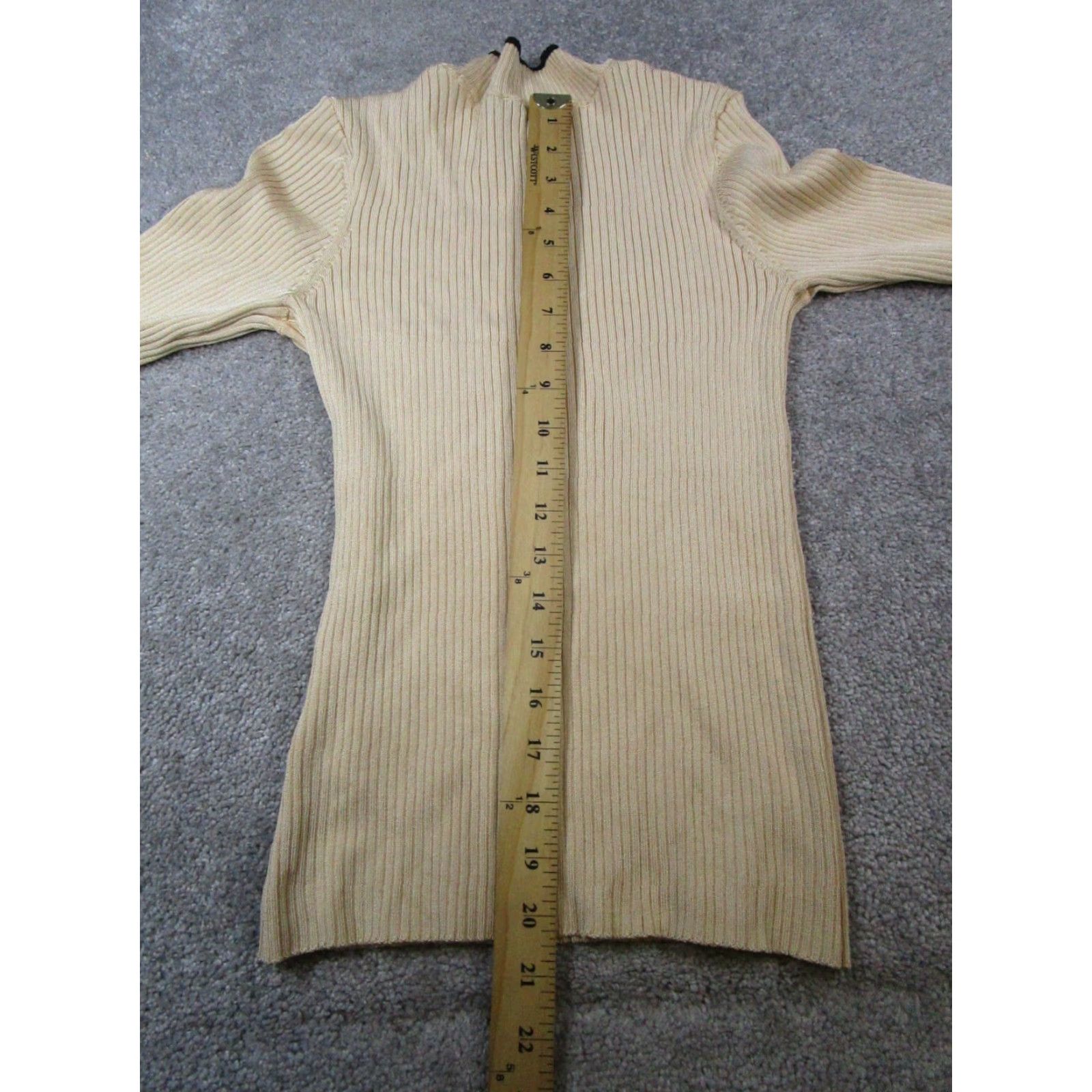 Scotch & Soda Scotch & Soda Sweater Womens Small Brown Knit Ribbed Pullover Regular Fit Mock Neck Long Sleeve Casual Vintage: No Size S / US 4 / IT 40 - 7 Thumbnail