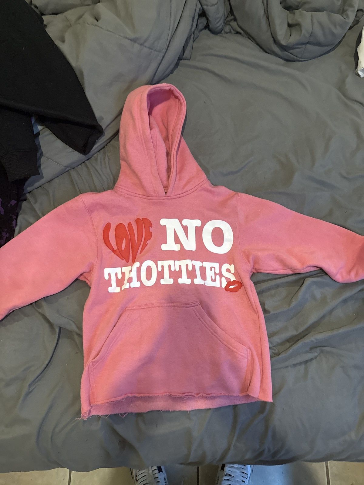 Japanese Brand × Other Love No Thotties Hoodie Size US XS / EU 42 / 0 - 2 Thumbnail