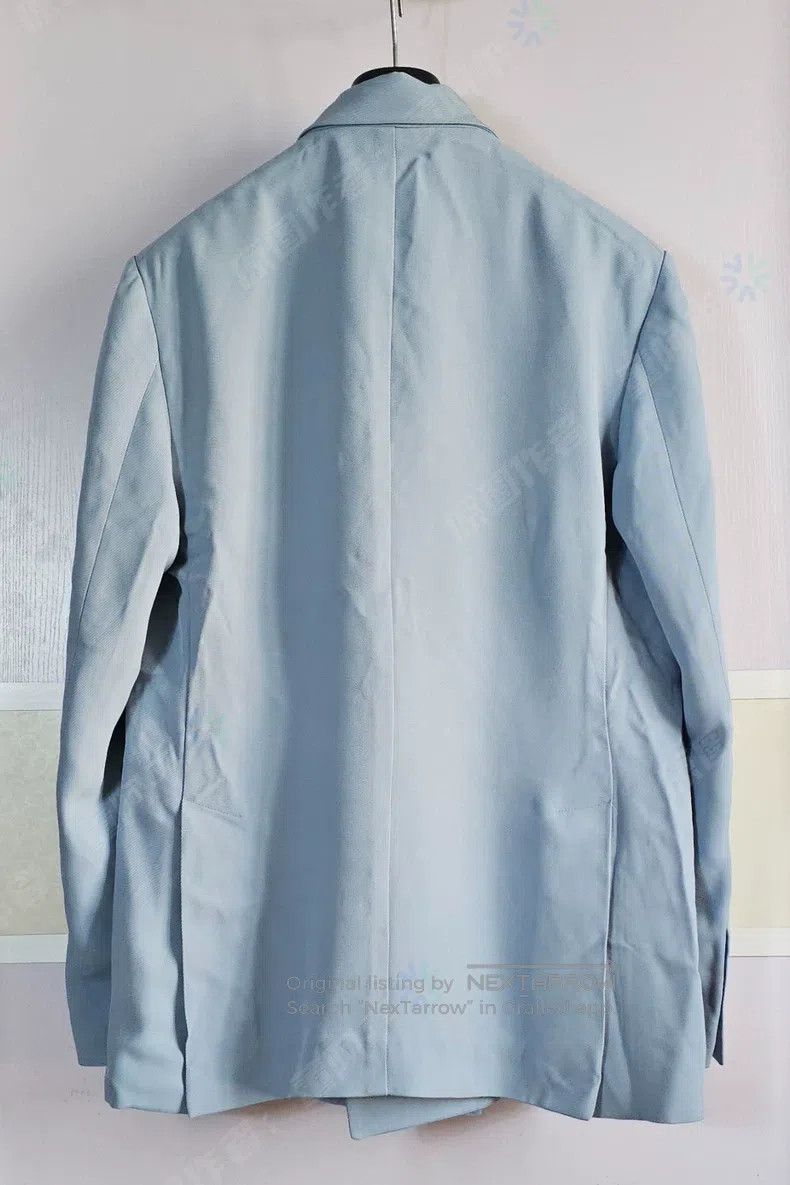 Amiri Amiri Blue double-breasted suit jacket Size US L / EU 52-54 / 3 - 6 Thumbnail