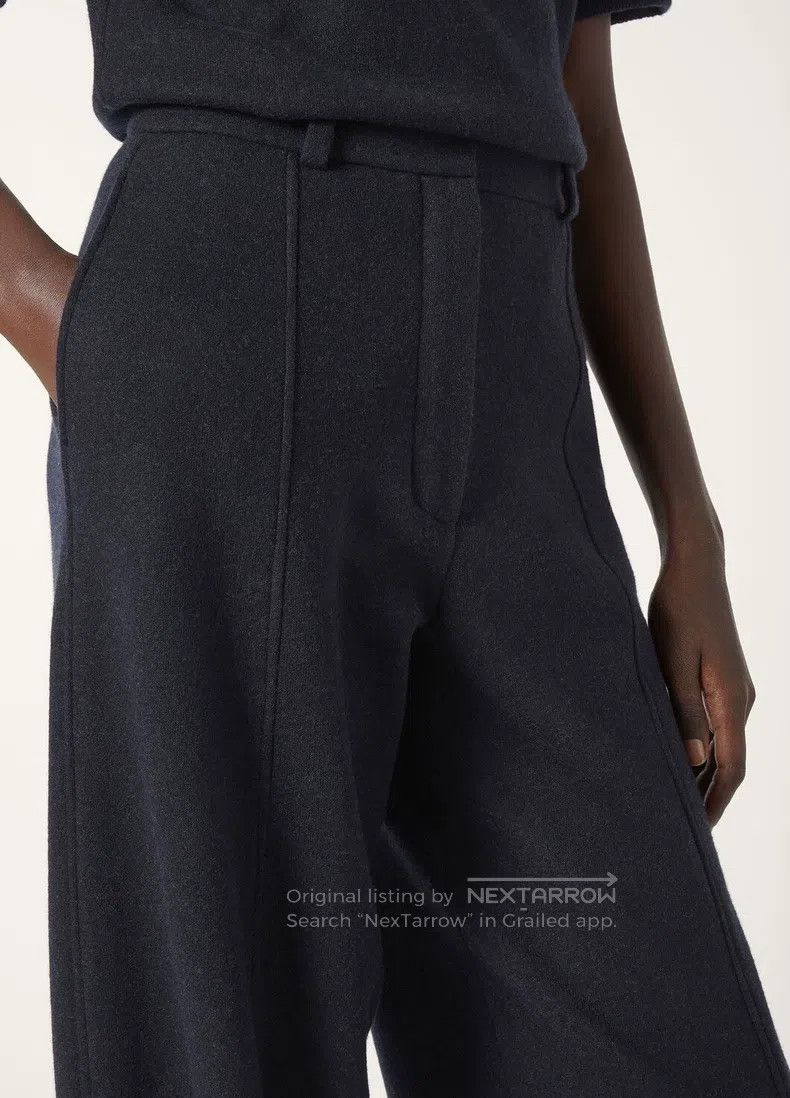 Loro Piana Loro Piana High Waist Casual Trousers, 96% Cashmere, 4% Ny Size 37" - 3 Thumbnail