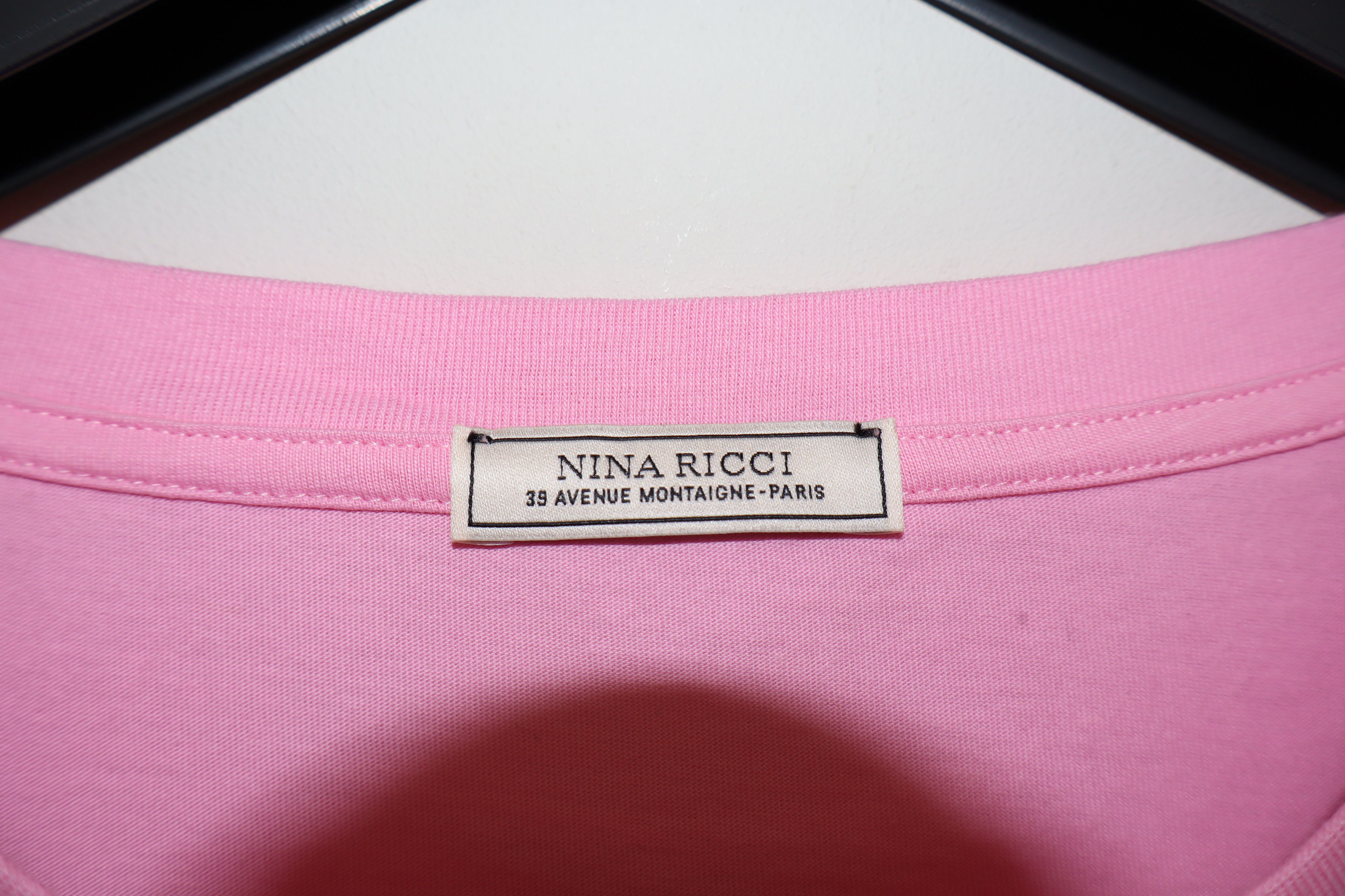 Nina Ricci Embroidered logo t-shirt Size XL / US 12-14 / IT 48-50 - 3 Thumbnail