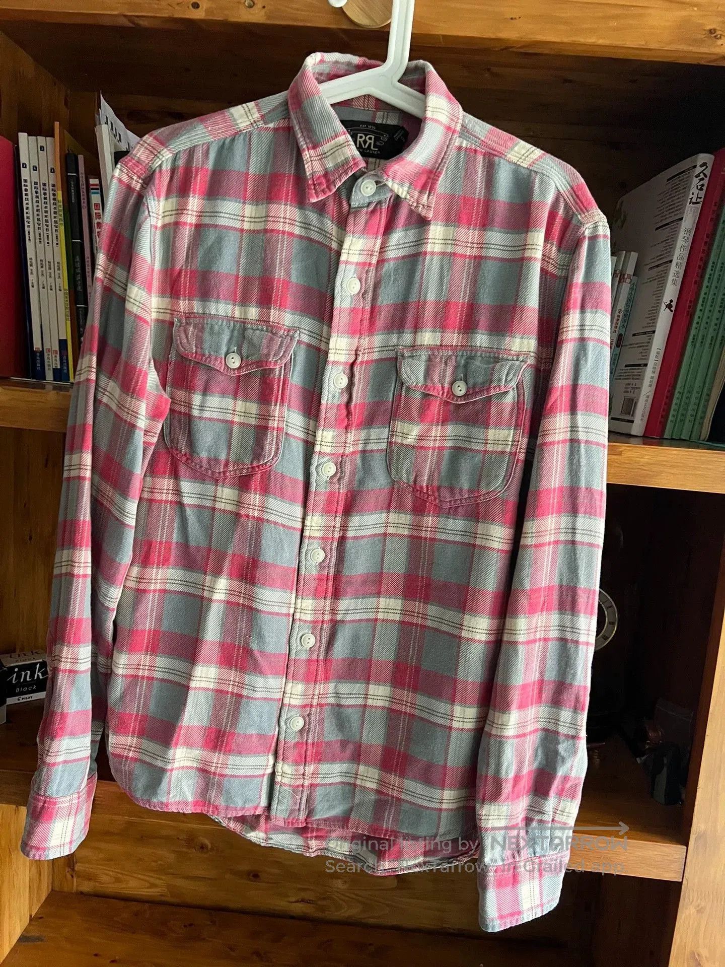 RRL Ralph Lauren classic plaid double RL shirt for men. Size US S / EU 44-46 / 1 - 3 Thumbnail