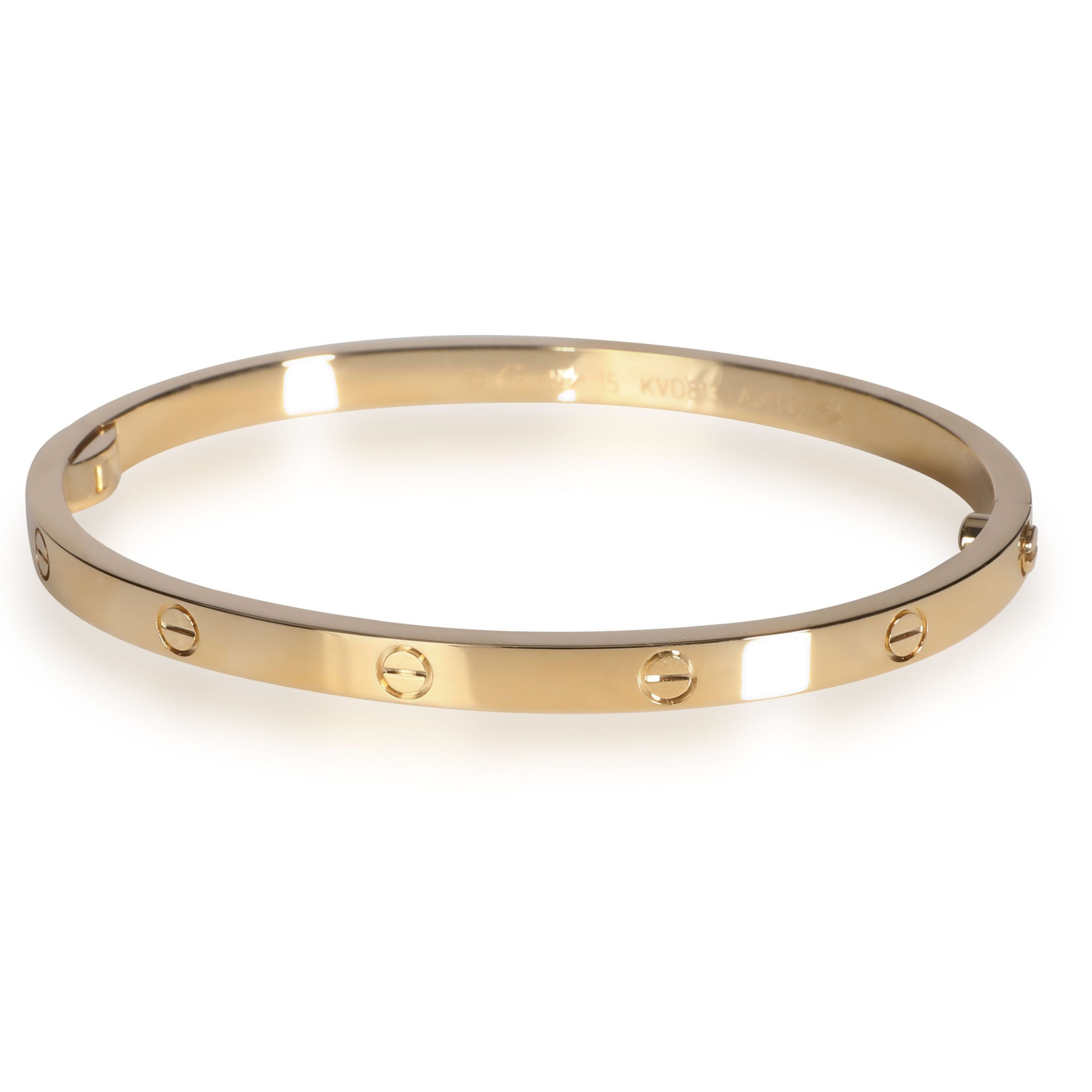 image of Cartier Love Bracelet In 18K Yellow Gold Sm Model, Women's