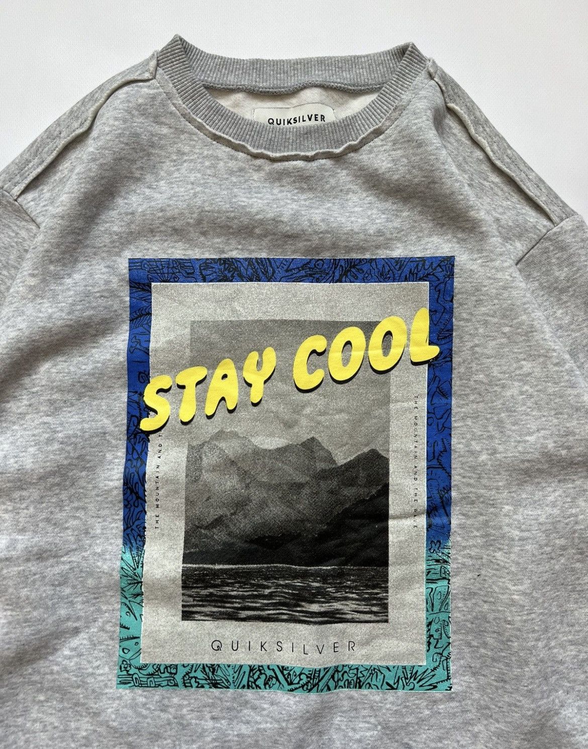 Quiksilver Quiksilver Grey Sweatshirt Stay Cool Size US XL / EU 56 / 4 - 2 Thumbnail