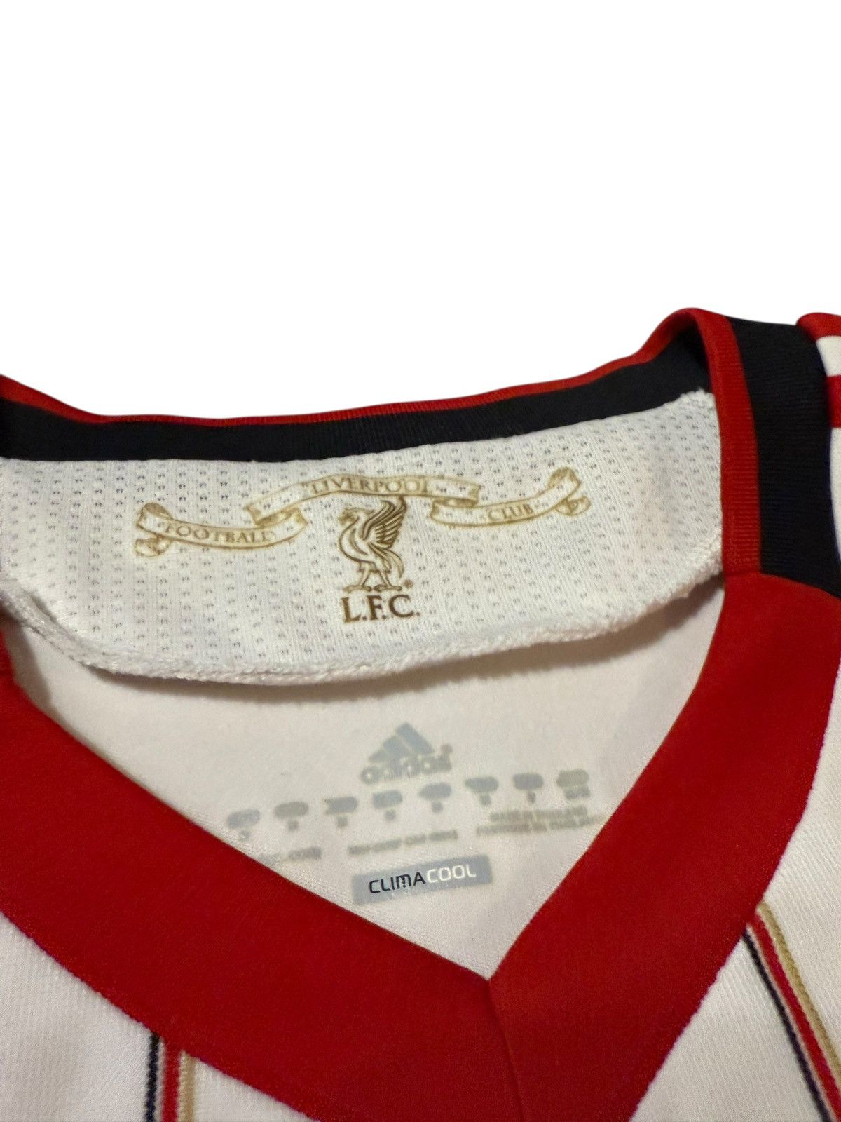 Adidas 2010 2011 Vintage Liverpool Adidas Away Soccer Jersey Size US M / EU 48-50 / 2 - 4 Thumbnail