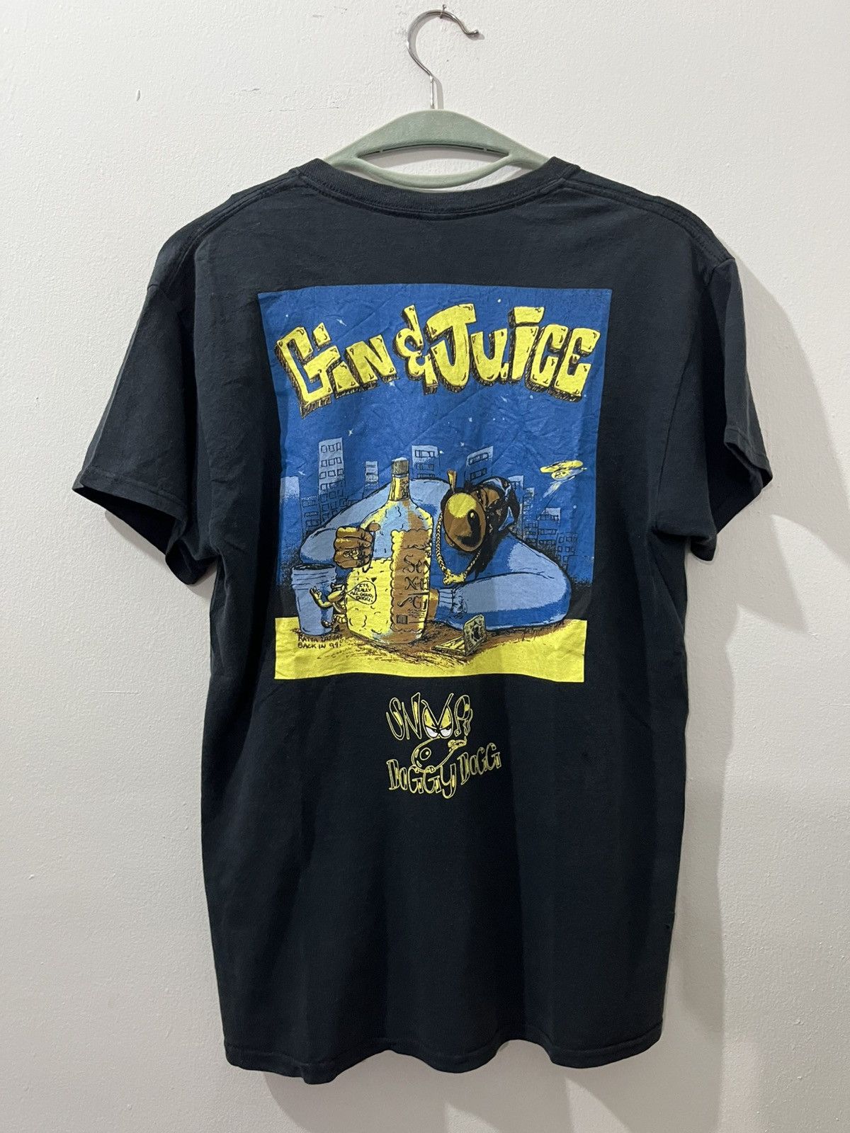 Rap Tees 💥Vintage 94 Repro Death Row Snoop Doggy Dogg Gin & Juice Size US M / EU 48-50 / 2 - 1 Thumbnail