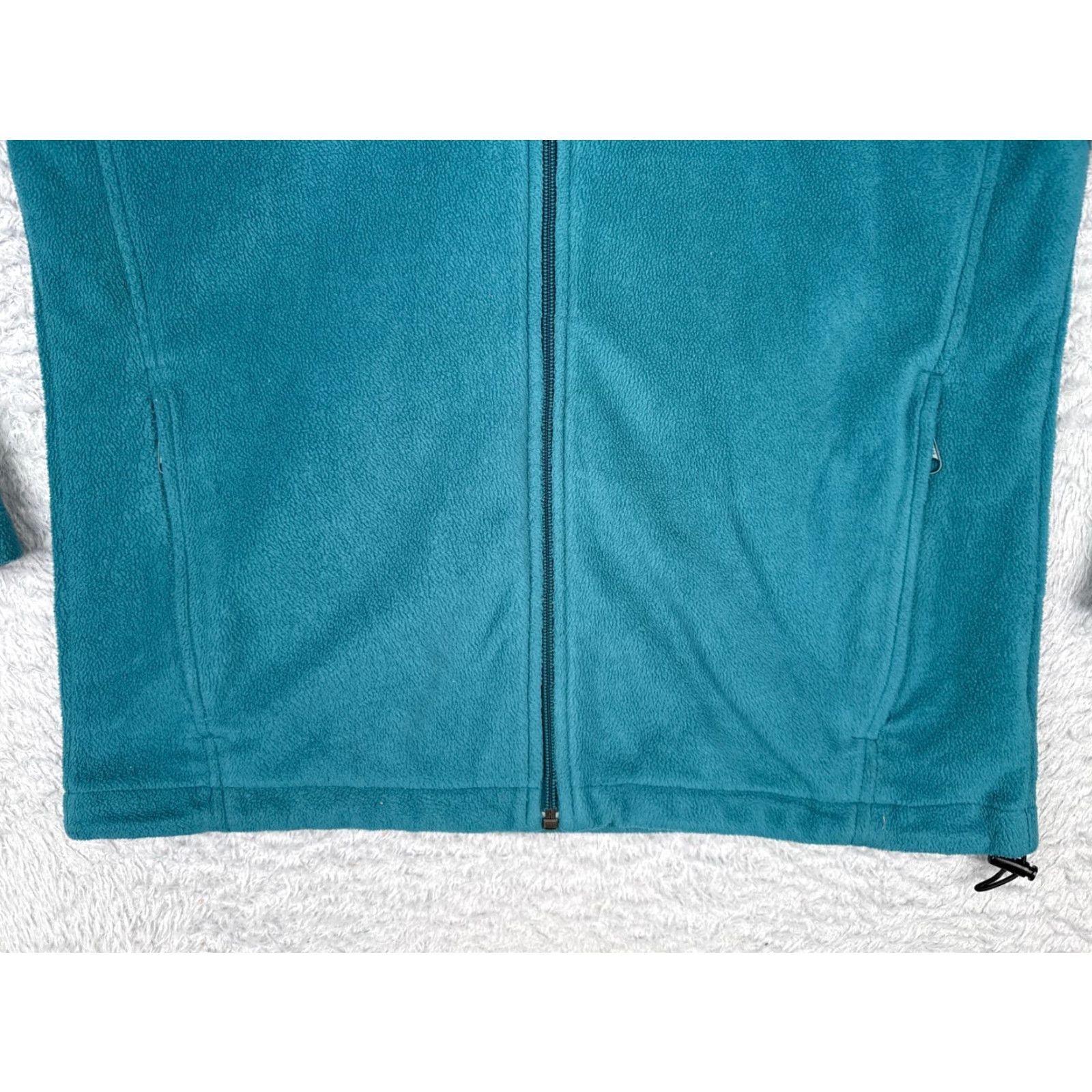 Vintage Columbia Jacket Mens Medium Blue Teal Grand Canyon Park NP Full Zip Poly Fleece Size US M / EU 48-50 / 2 - 5 Thumbnail