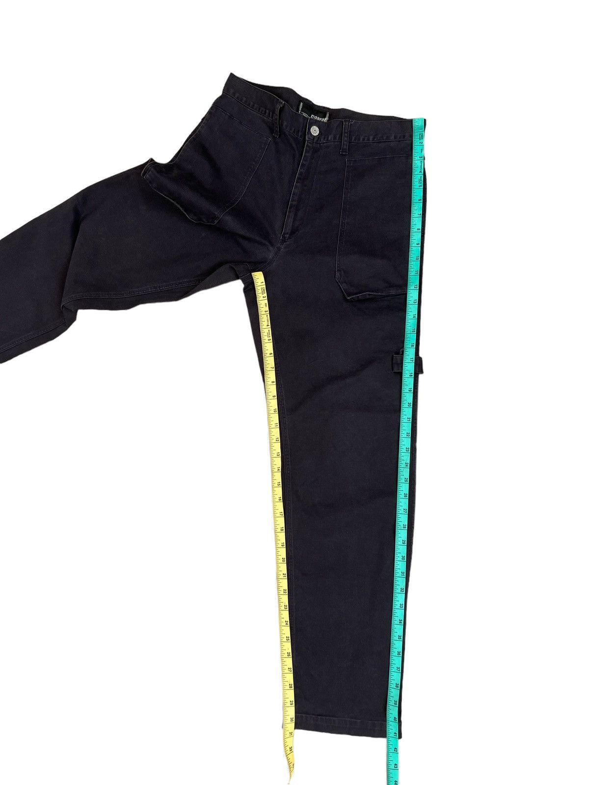 Vintage Vintage Brand DOARAT Japan Fade Black Cargo Trouser Pant Size US 31 - 5 Thumbnail