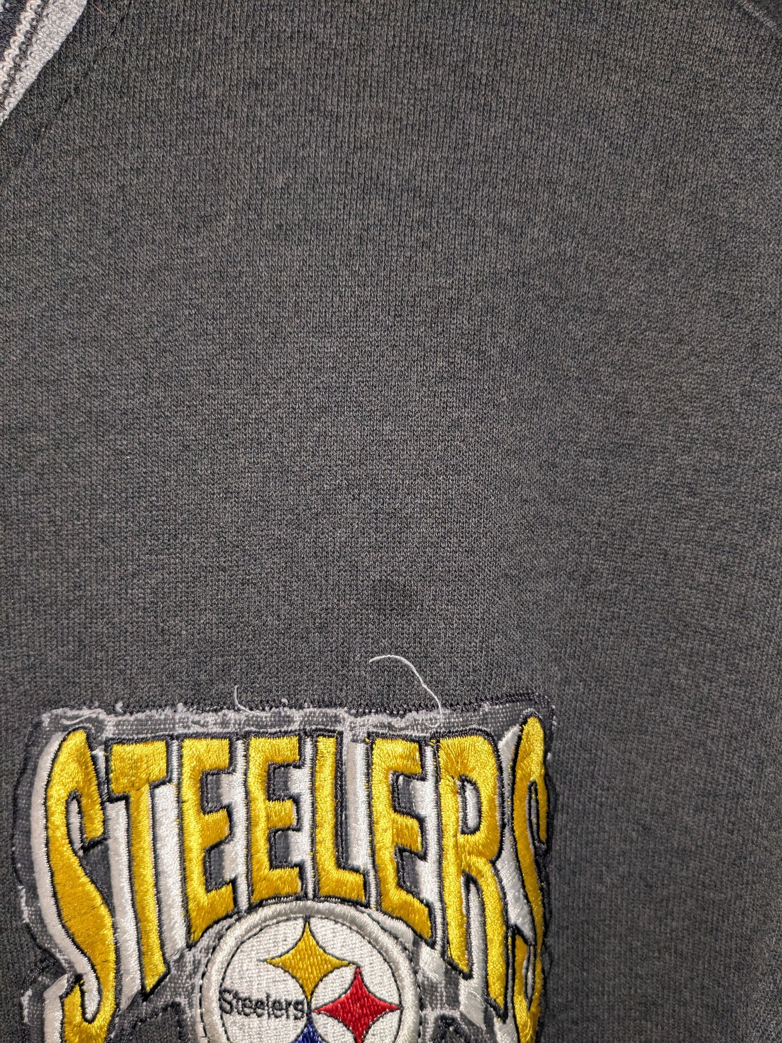 Majestic × NFL × Vintage Vintage 90s Pittsburgh Steelers NFL Football Varsity Jacket Size US XL / EU 56 / 4 - 8 Thumbnail