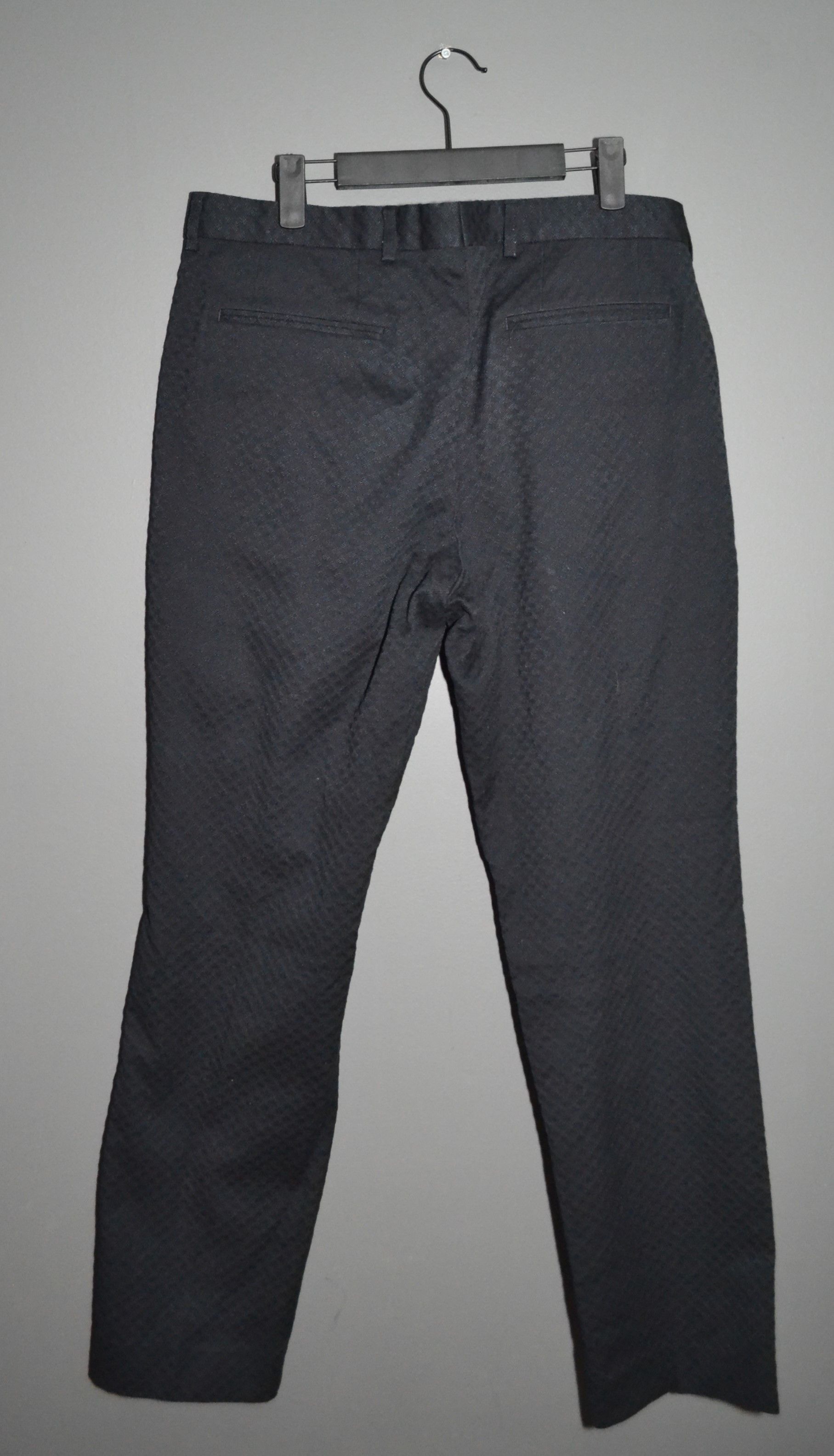 Dries Van Noten Dries Van Noten size 52 Jacquard Black Cotton Pants Trousers Size US 36 / EU 52 - 9 Thumbnail