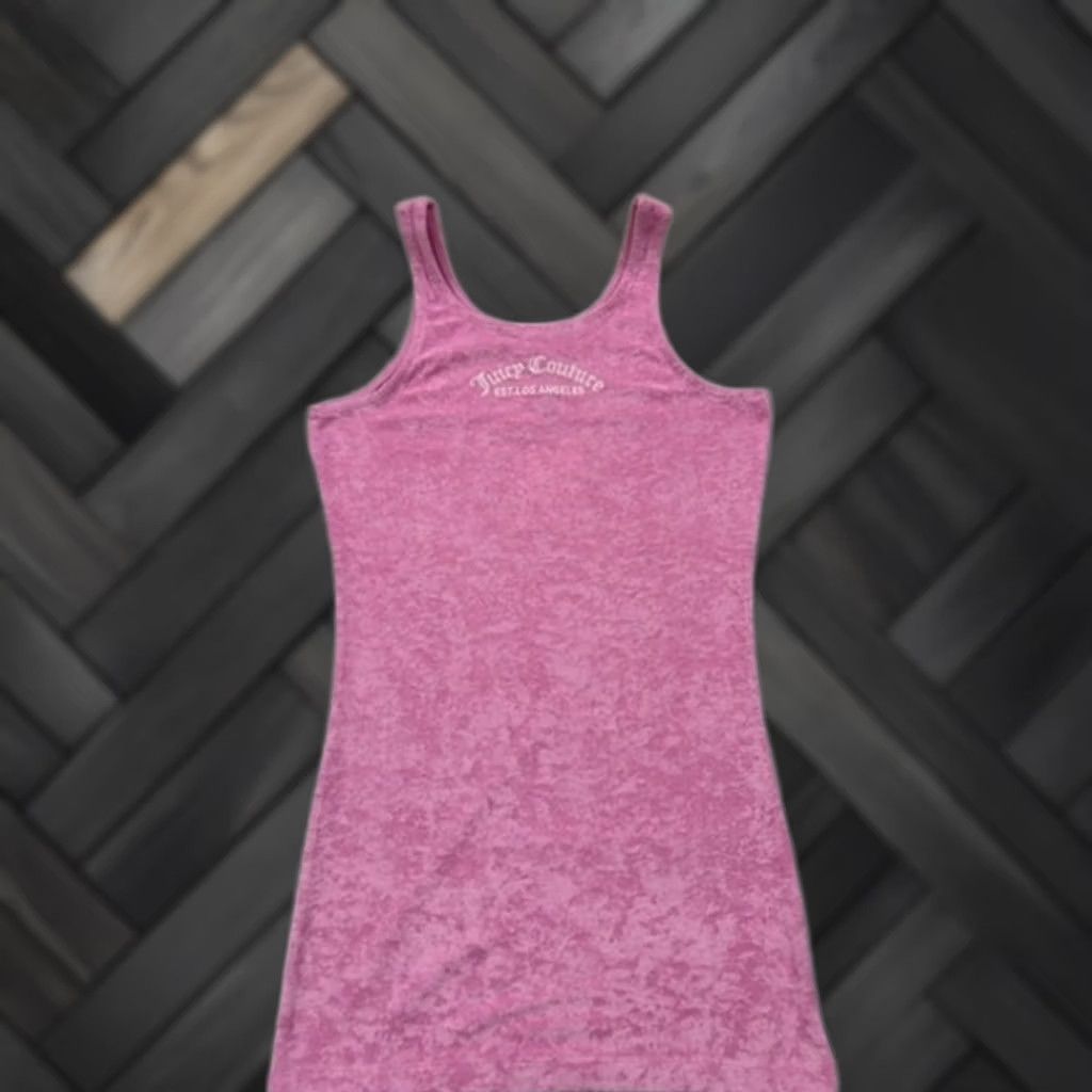 Juicy Couture Juicy Couture Pink Tank Dress M Terry Scoop Neck Women Casual Size M / US 6-8 / IT 42-44 - 1 Thumbnail