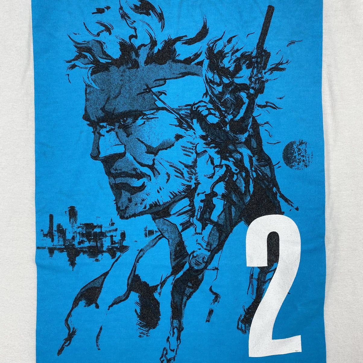 Playstation × Vintage Vintage METAL GEAR SOLID 2 Son Of Liberty Konami Game Tee Size US L / EU 52-54 / 3 - 4 Thumbnail