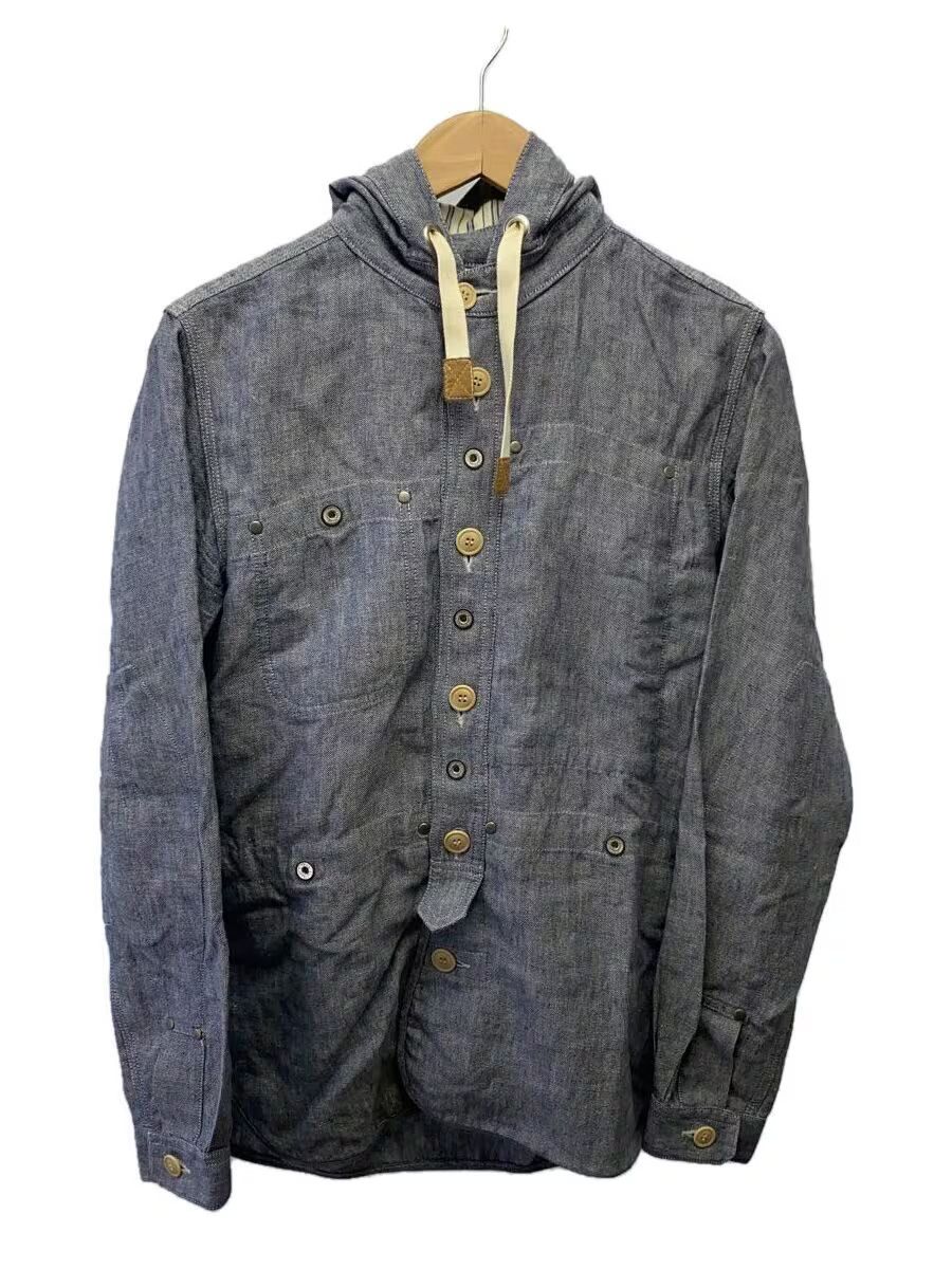 Hooded Linen Button Up Jacket