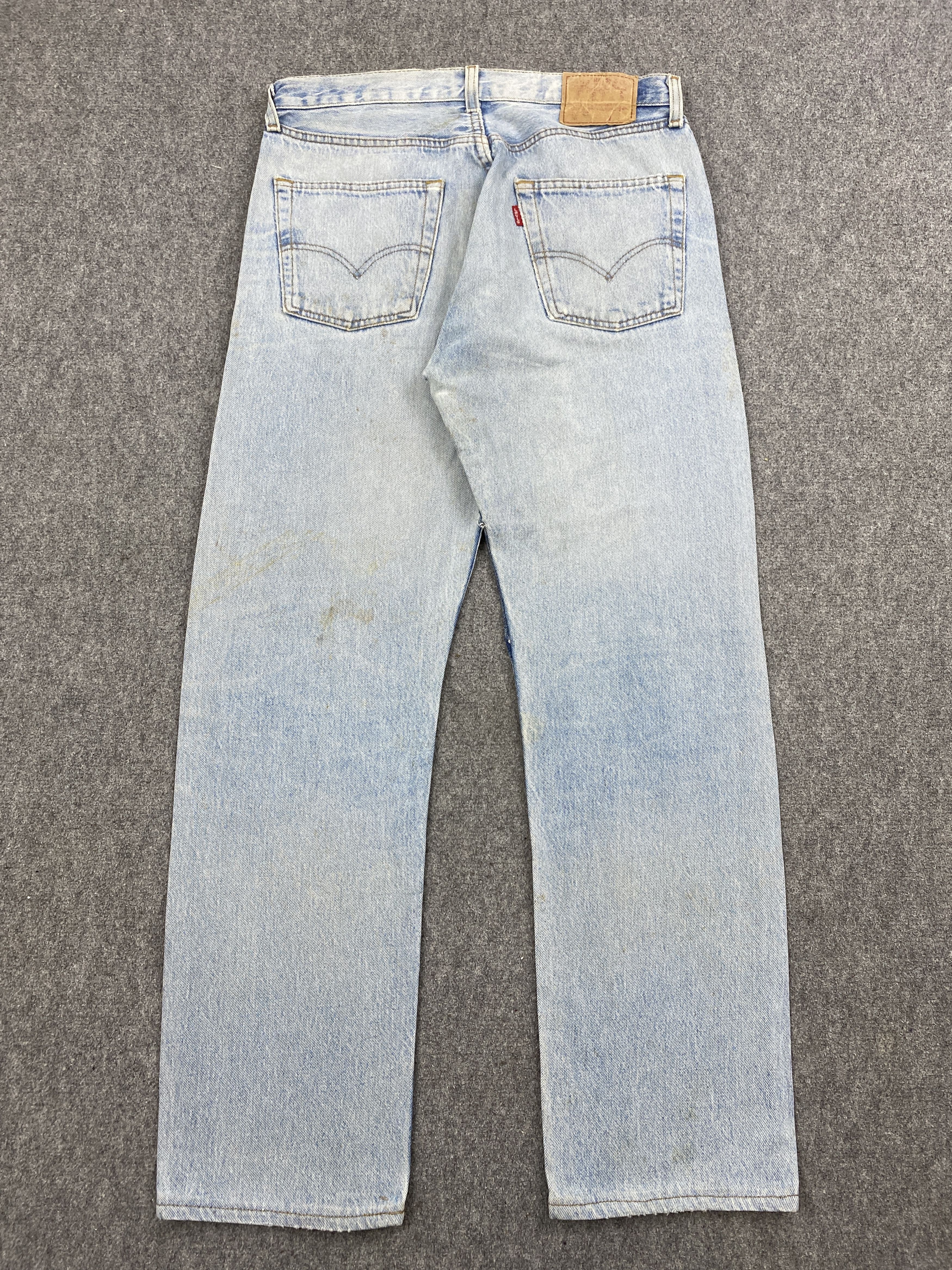 Levi's Vintage Levis 501 Light Blue Wash Denim DP2808 Size US 33 - 3 Thumbnail