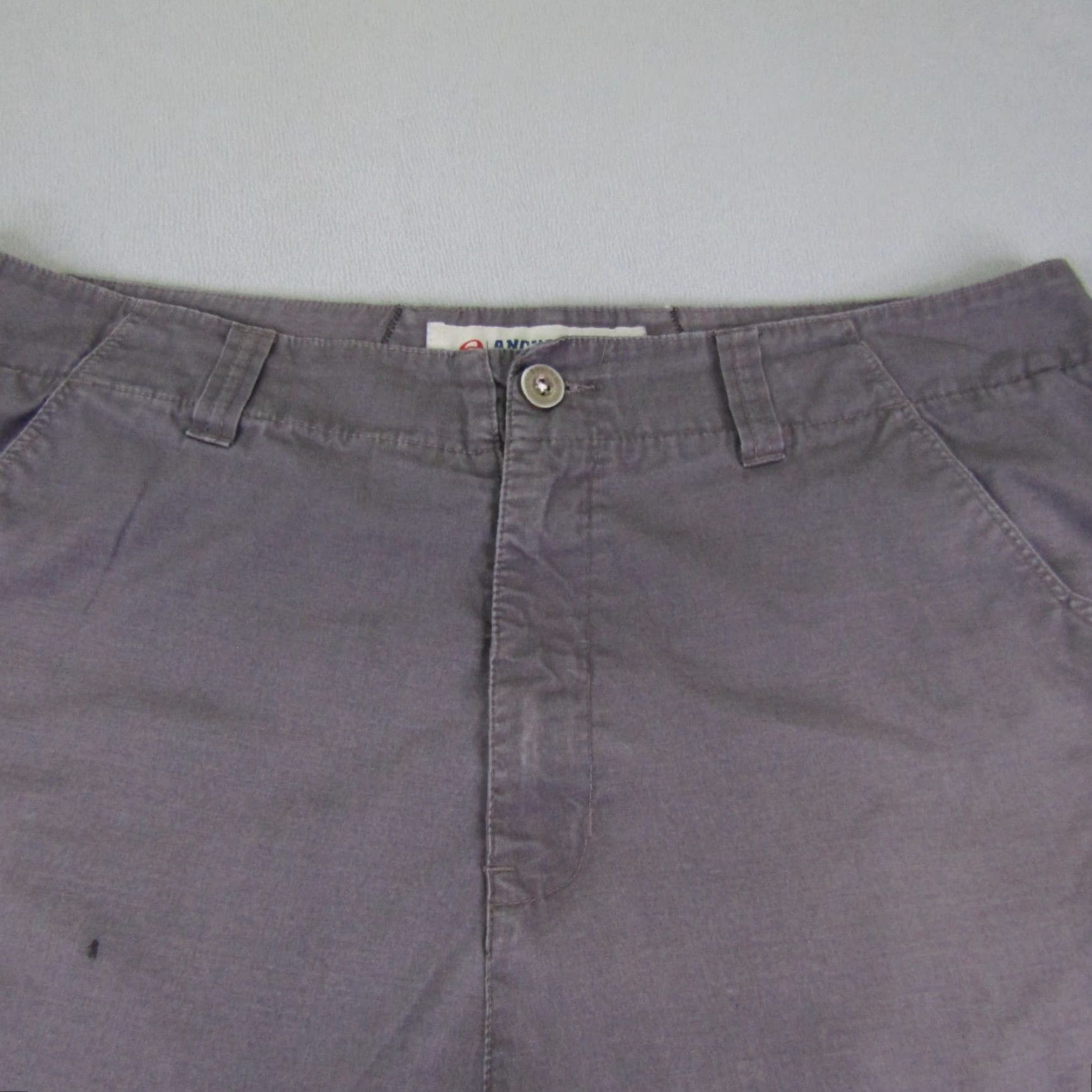 Anchor Blue VINTAGE Anchor Blue Shorts Mens 38 Gray Cargo Baggy Skater Grunge Pockets Y2K Size US 40 / EU 56 - 2 Thumbnail