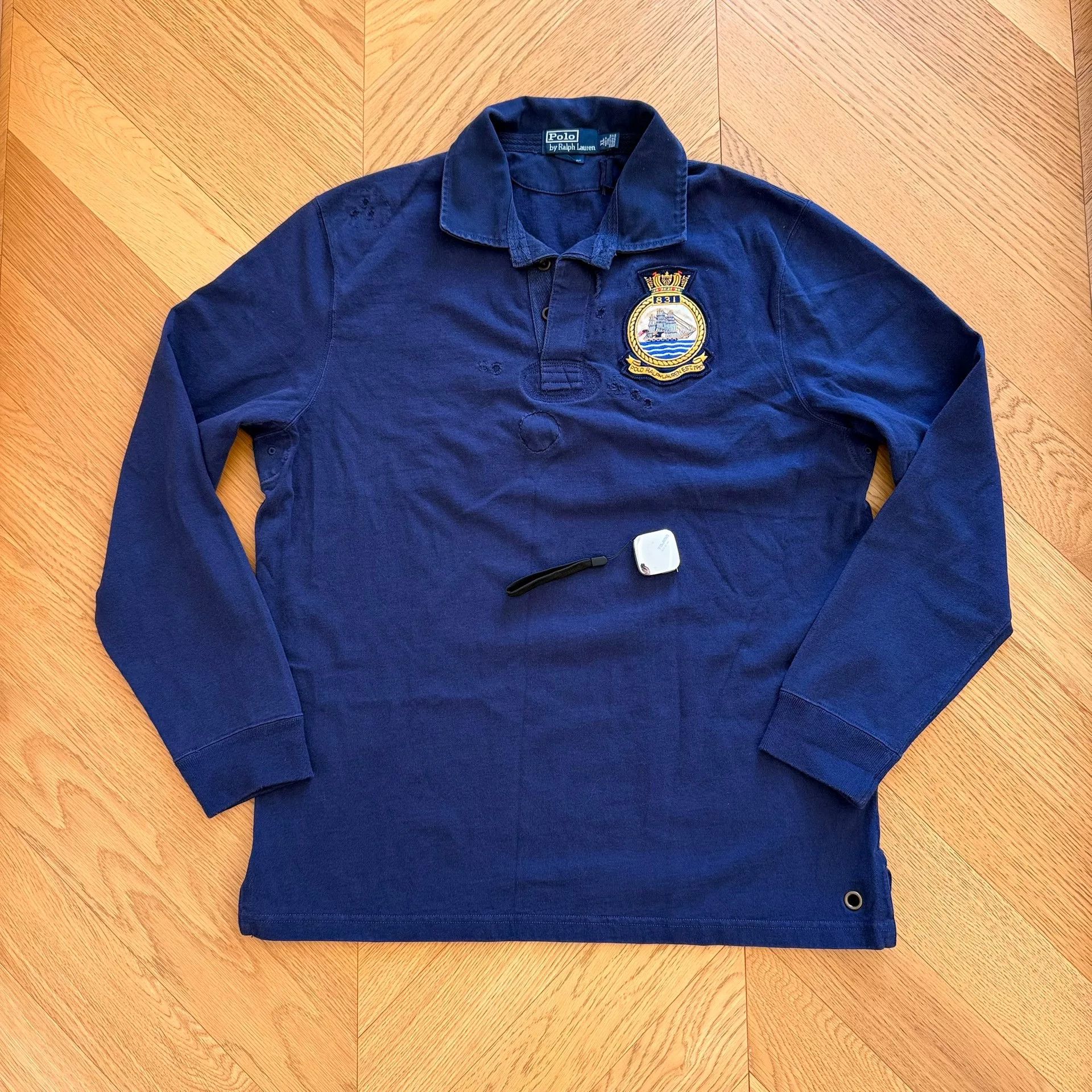RLX Ralph Lauren Vintage Ralph Lauren Nautical Long Sleeve T-Shirt Size US XL / EU 56 / 4 - 1 Thumbnail