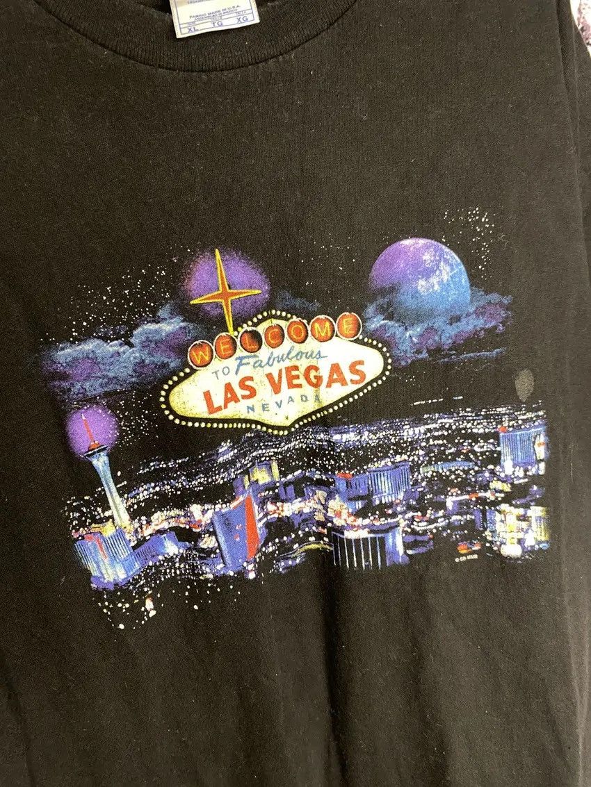 Vintage MENS Vintage 90s Streetwear Las Vegas Nevada T-Shirt Size US XL / EU 56 / 4 - 4 Thumbnail