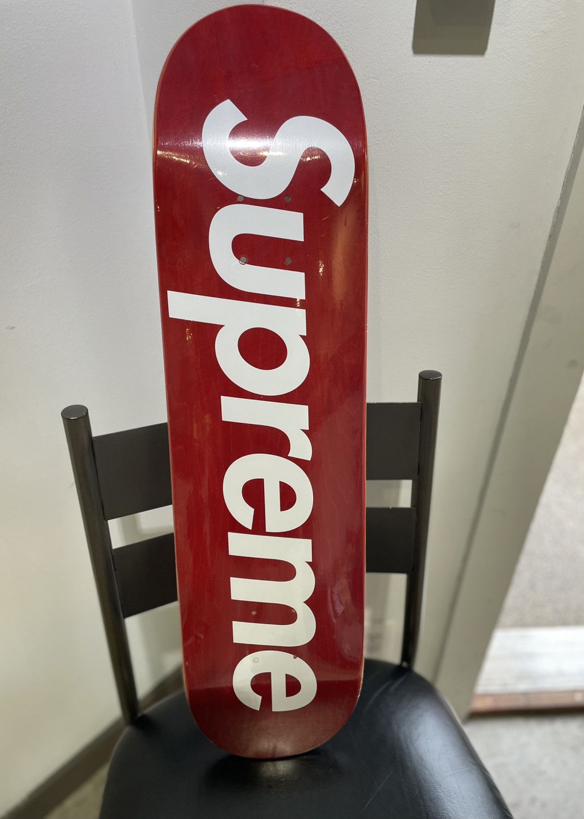 Supreme Supreme Stained Logo Deck Red (2008) Size ONE SIZE - 2 Thumbnail