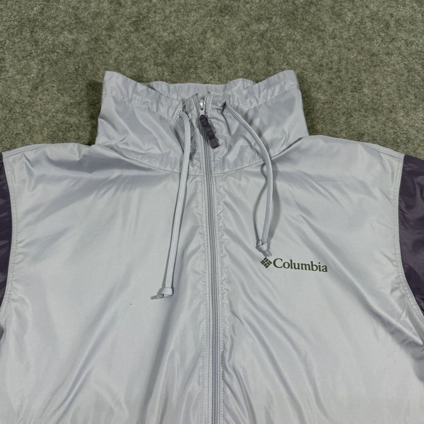 Vintage Columbia Lightweight Full Zip Windbreaker Jacket XS Purple Womens Size XS / US 0-2 / IT 36-38 - 2 Thumbnail