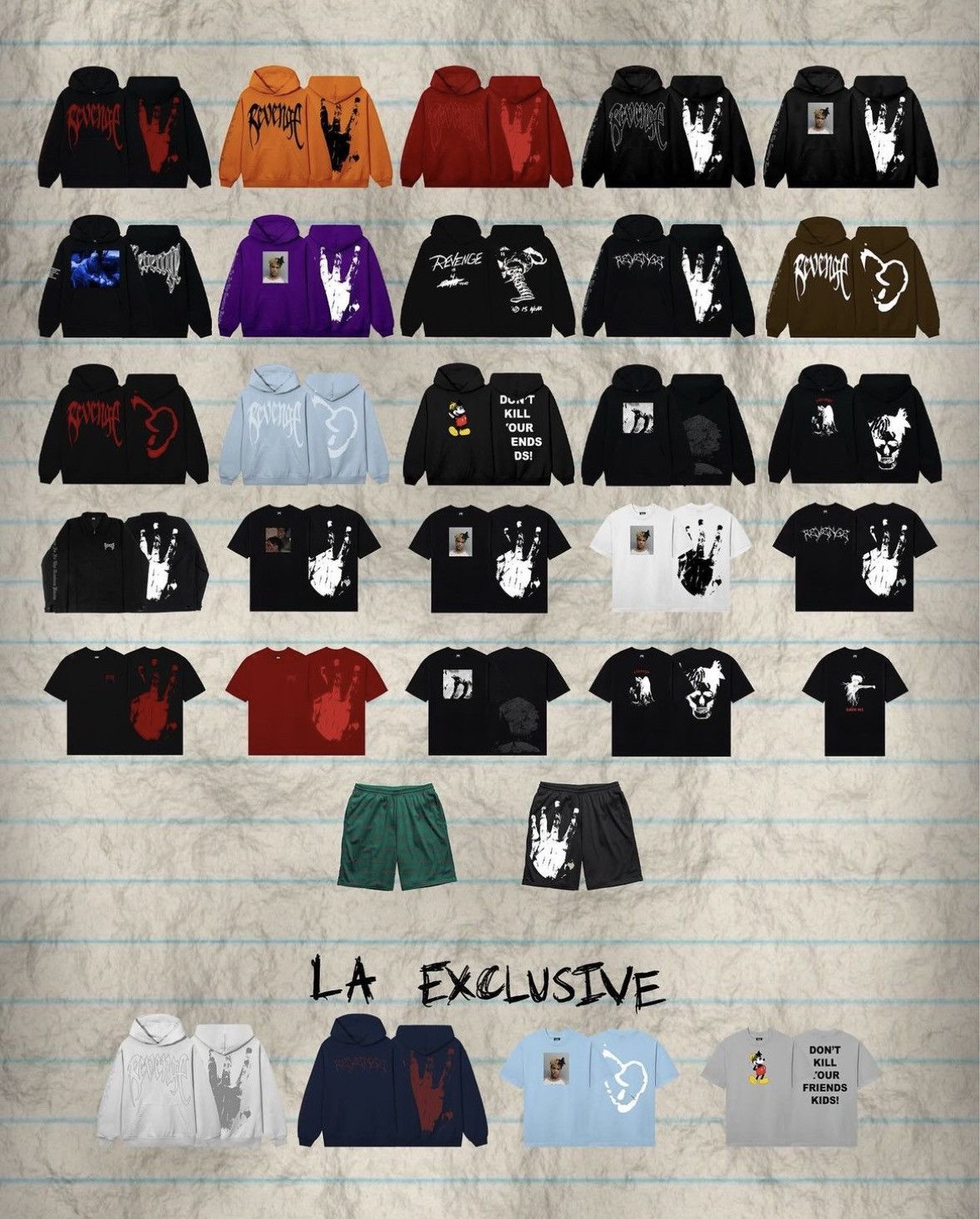 Revenge X REVENGE LA EXCLUSIVE DON'T KILL YOUR FRIENDS KIDS TEE Size US S / EU 44-46 / 1 - 6 Thumbnail