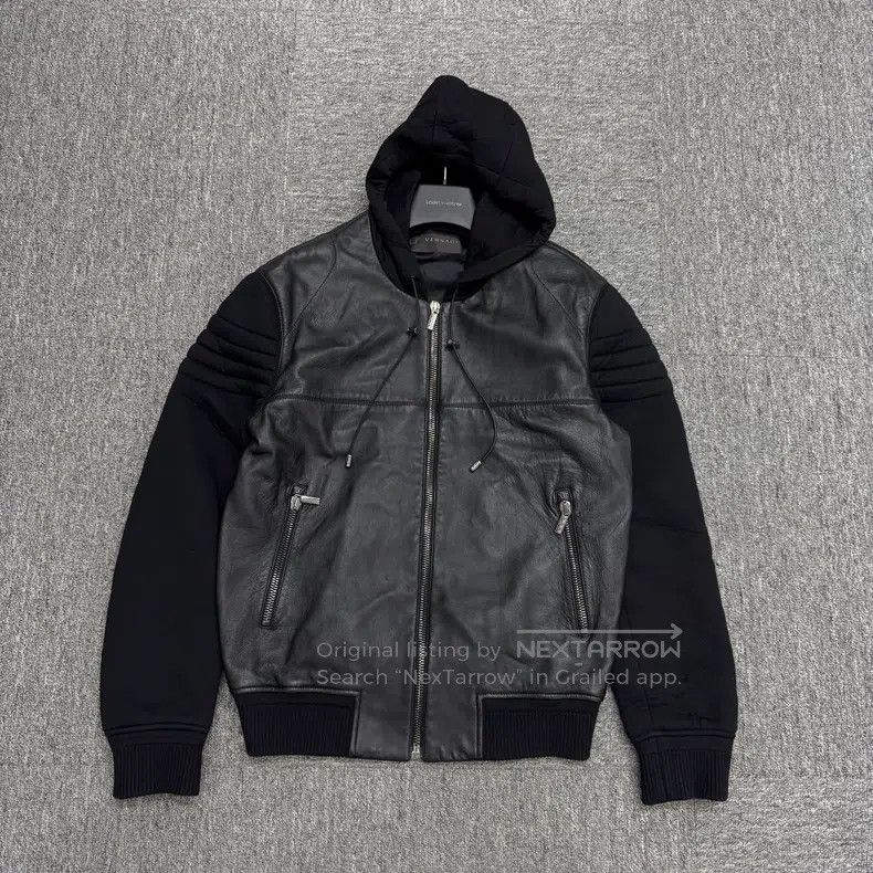 Versace Versace Sheepskin panelled space cotton jacket Size US M / EU 48-50 / 2 - 1 Thumbnail