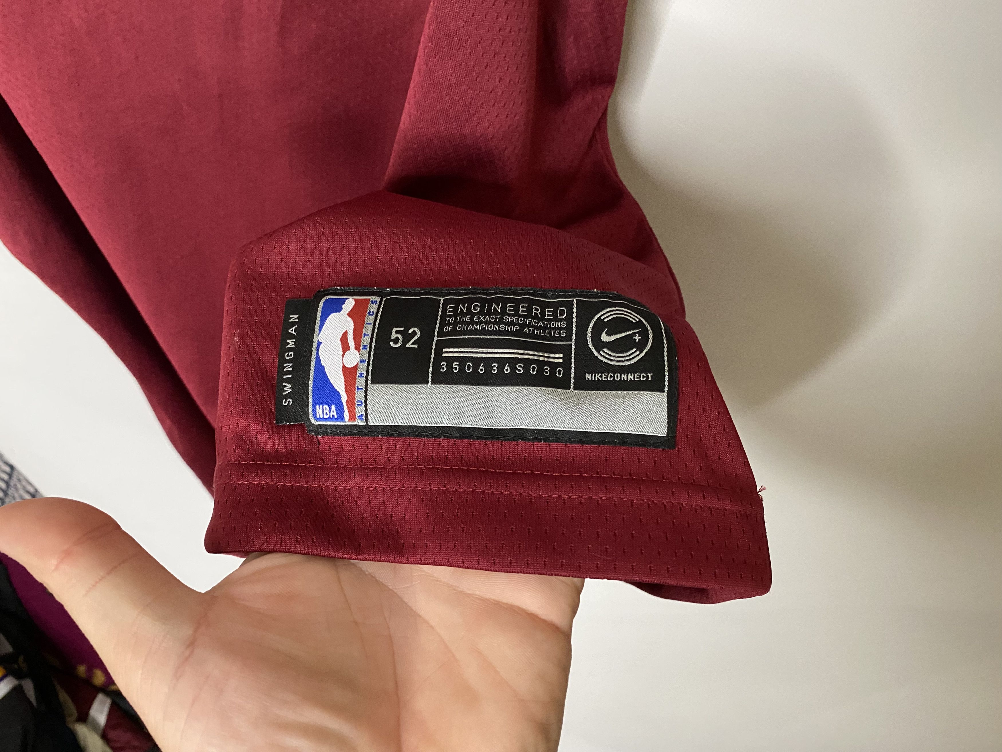 NBA × Nike CLEVELAND CAVALIERS FAN EDITION NBA BASKETBALL JERSEY SHIRT Size US XL / EU 56 / 4 - 5 Thumbnail