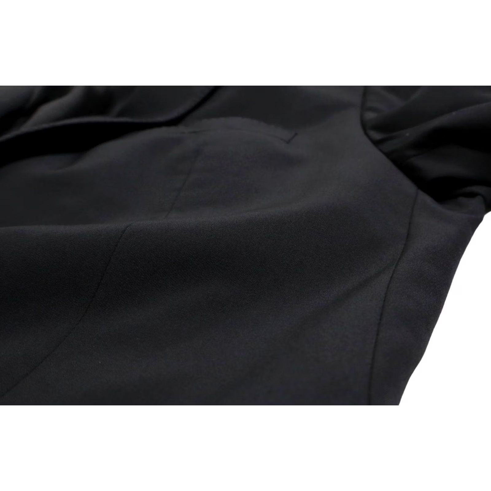 Hugo Boss HUGO BOSS Blazer Mens US 44 Wool Single Breasted Lined Notch Pocket Black 2 Buttons 4 Cuffs Formal Size 44R - 7 Thumbnail