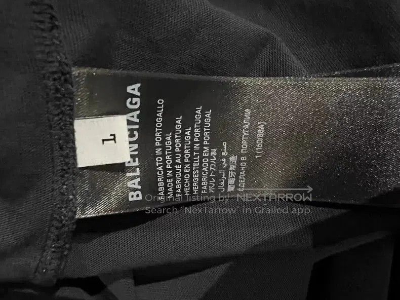 Balenciaga Balenciaga 25ss Logo Lock Short Sleeve. Size US S / EU 44-46 / 1 - 4 Thumbnail