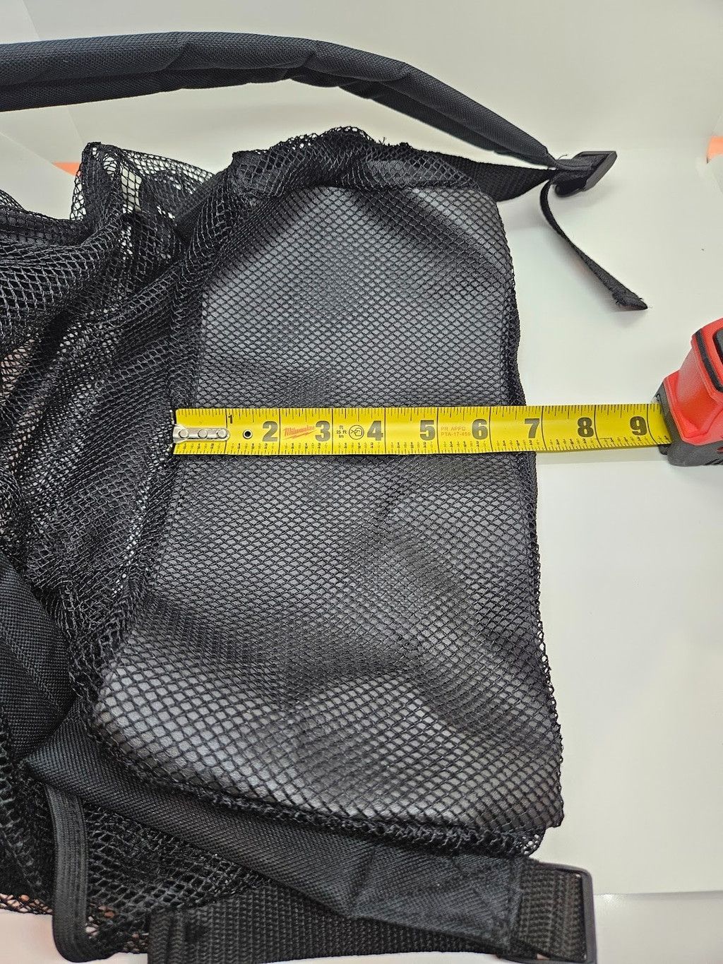 Marc Jacobs Marc Jacobs Black Mesh Backpack Adjustable Strap Zip Closure Size ONE SIZE - 11 Thumbnail