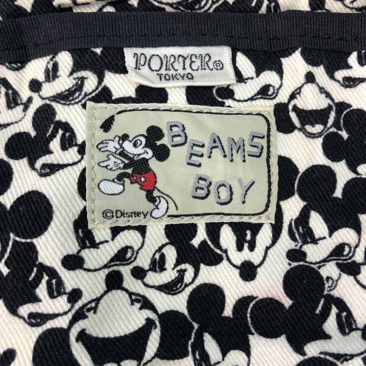 Porter PORTER X BEAMS BOY X DISNEY MICKEY MOUSE CANVAS CARRY BAG Size ONE SIZE - 8 Thumbnail